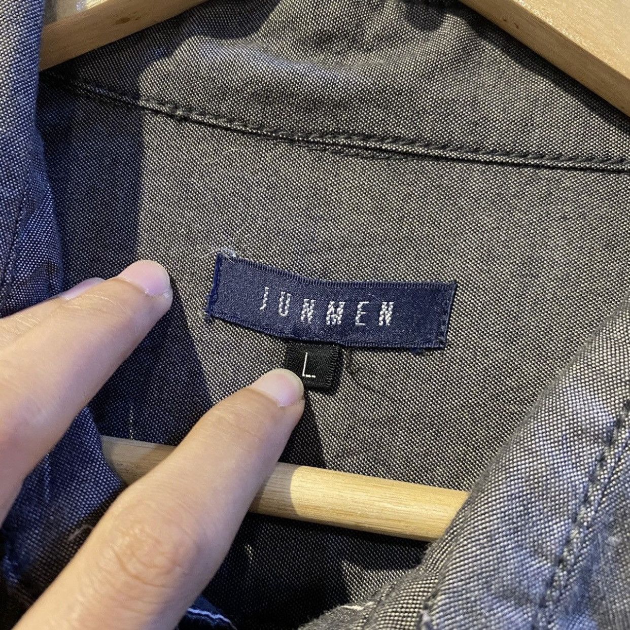 Japanese Brand × Jun Takahashi × Vintage Vintage Jun Men X Benson Button Ups Size US L / EU 52-54 / 3 - 8 Thumbnail