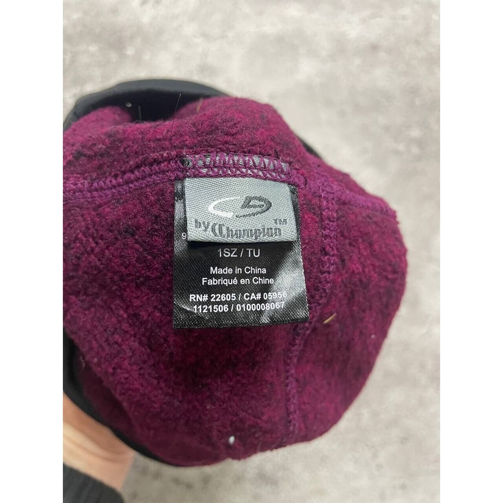 Other Vintage Champion Maroon & Black Performance Beanie Hat Size ONE SIZE - 5 Thumbnail