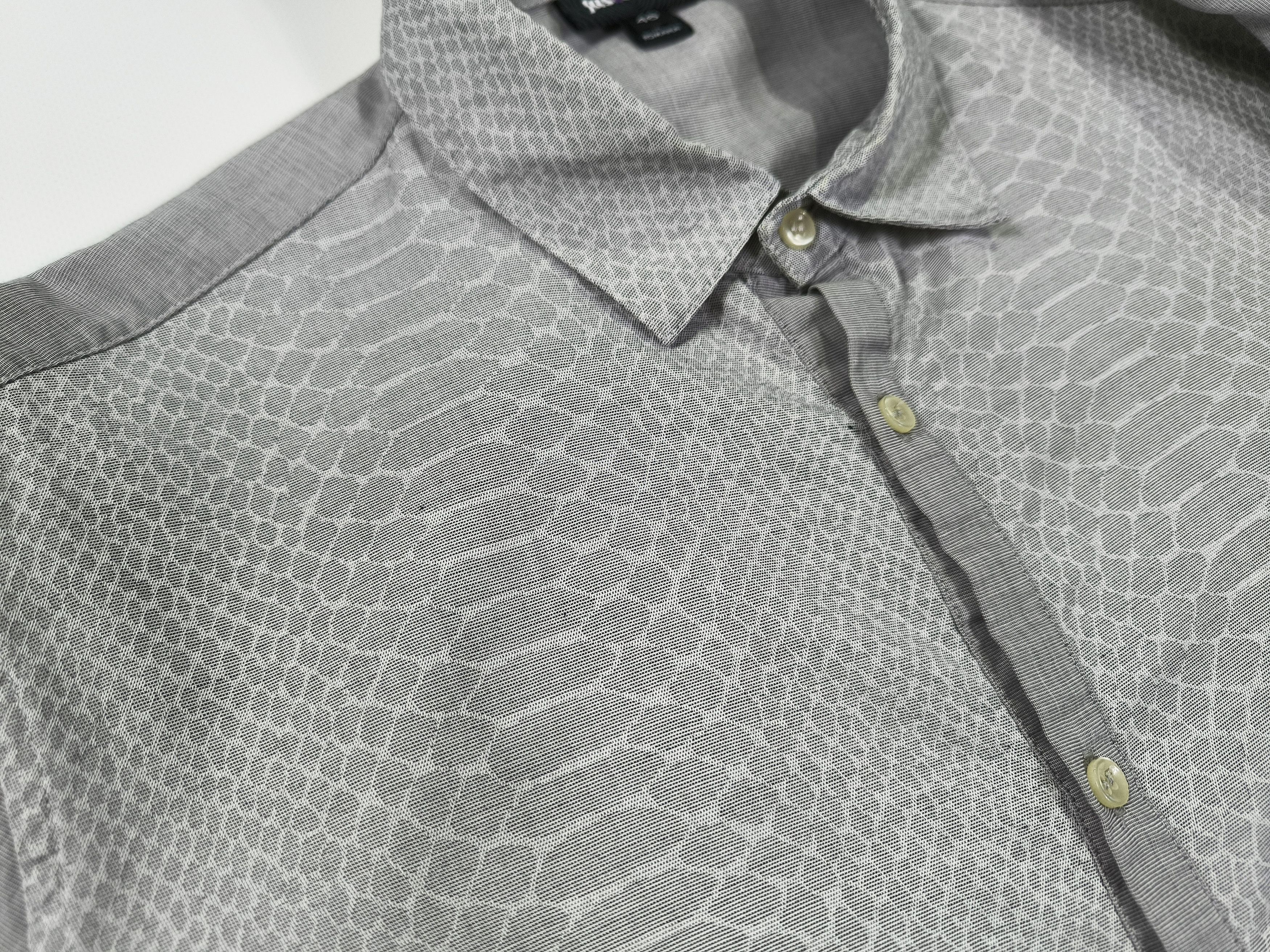 Just Cavalli Just Cavalli Gray Snake Pattern Cotton Shirt Size 46 Size US M / EU 48-50 / 2 - 6 Thumbnail