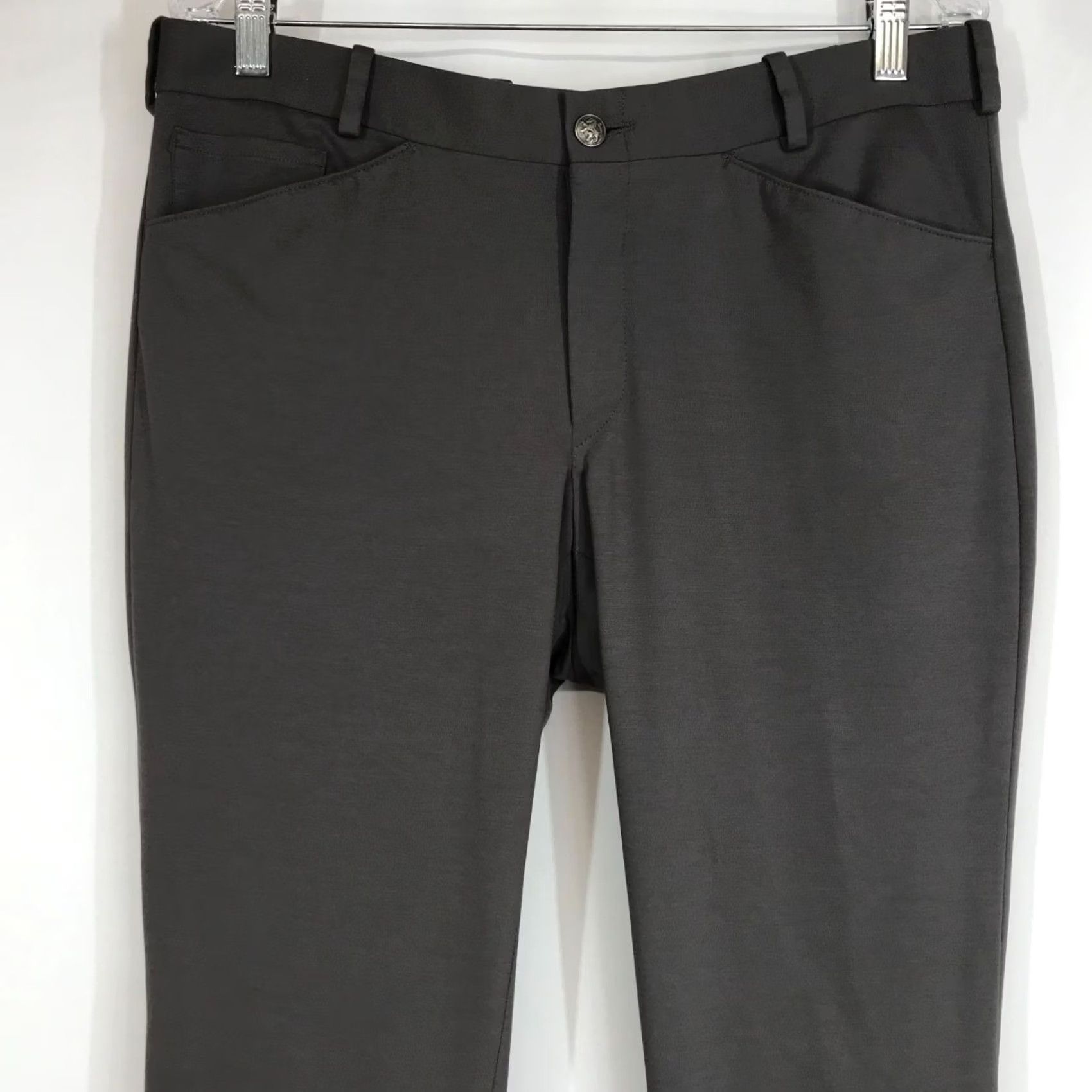 Vintage TOM JAMES EXECUTIVE COLLECTION Pants Gray Men 34 Stretch Dress Pants Size US 34 / EU 50 - 2 Thumbnail