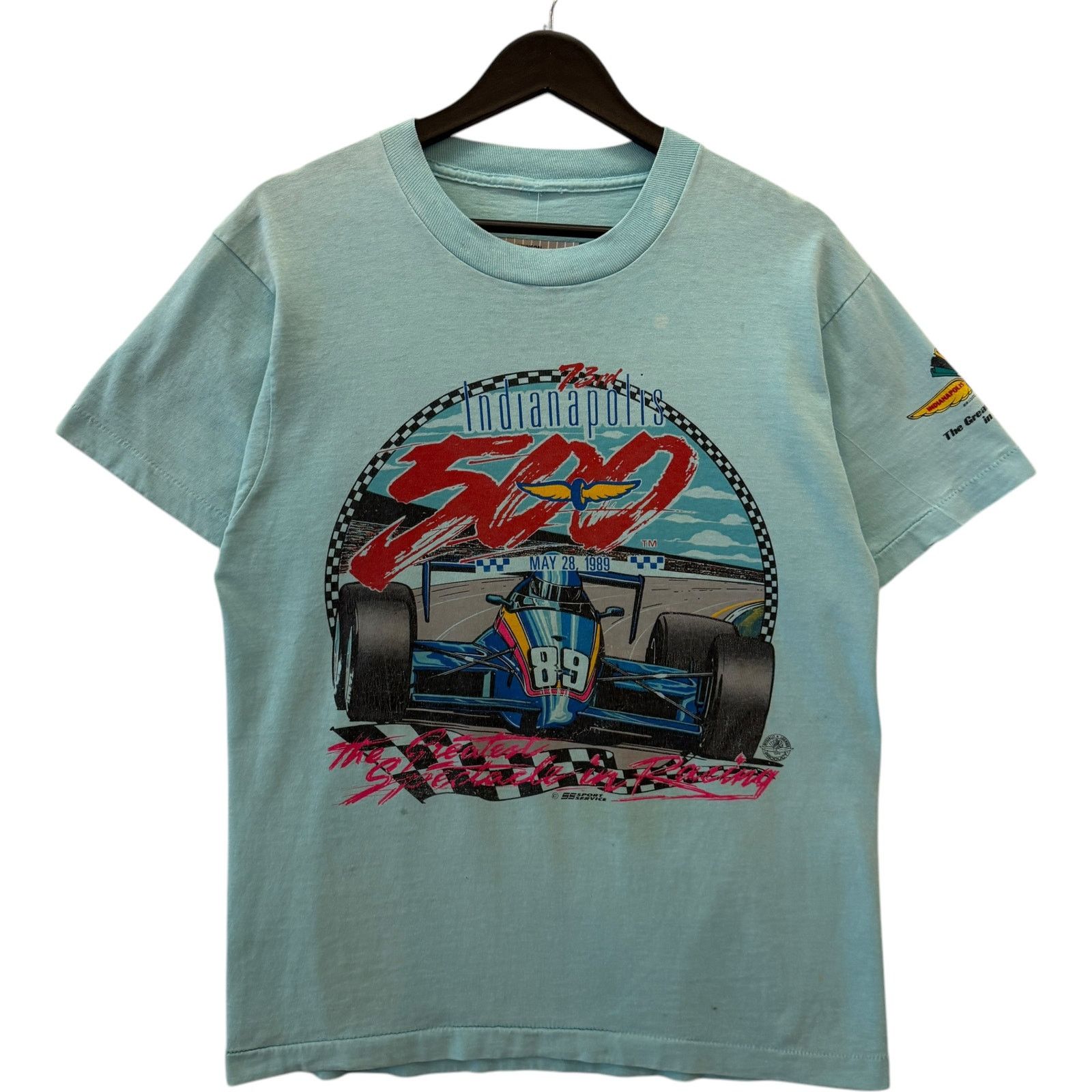 Vintage Vintage Indianapolis 500 Tee Men's L Size US L / EU 52-54 / 3 - 4 Thumbnail