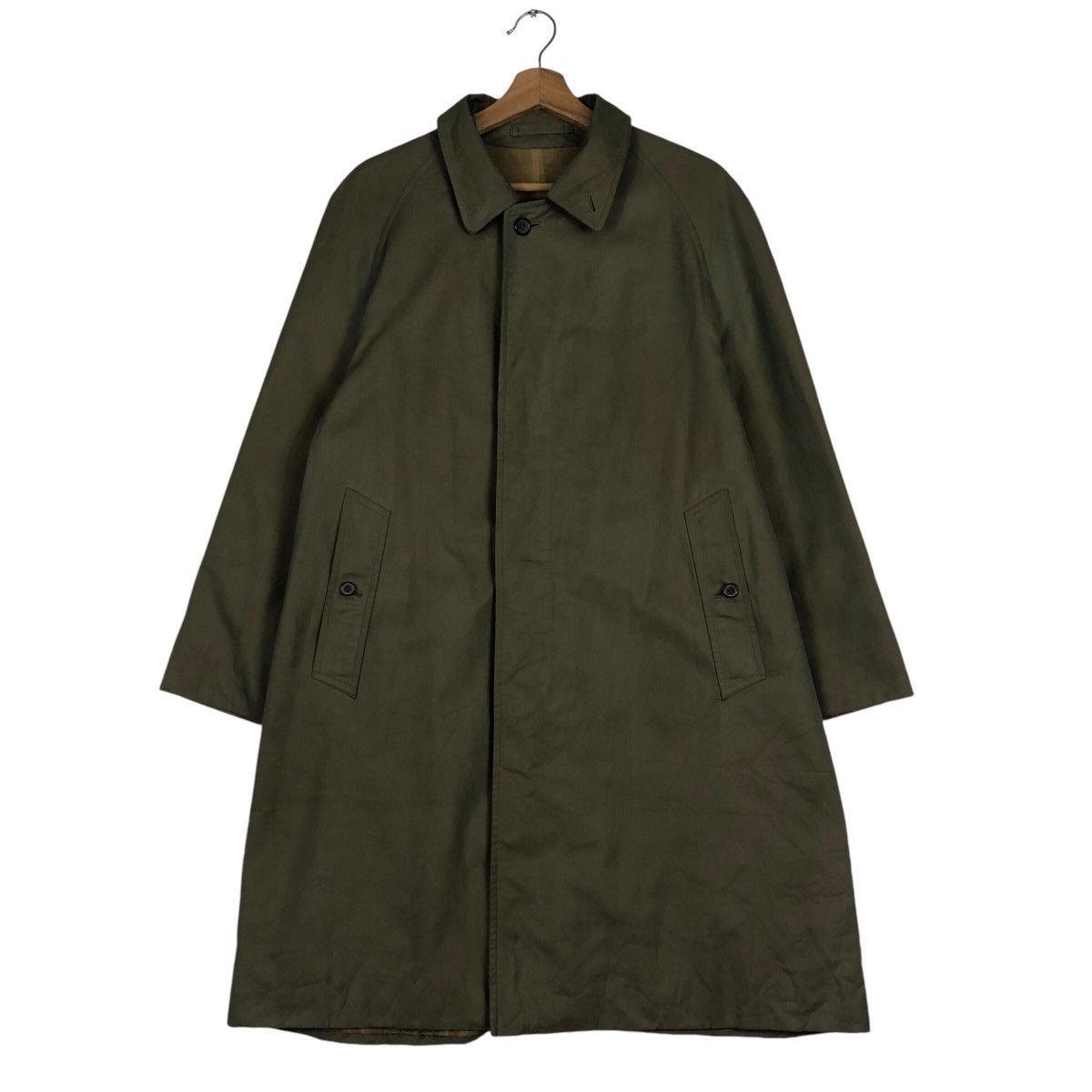 Burberry 📌Vintage Burberrys Long Trench Coats Nova Check Size US M / EU 48-50 / 2 - 2 Thumbnail