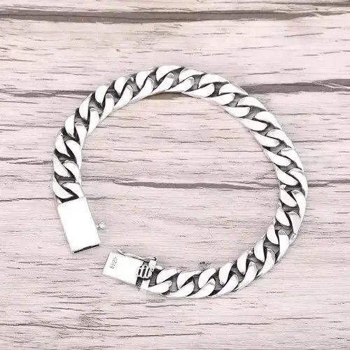 Jewelry Silver Bracelet Chain Size ONE SIZE - 2 Thumbnail