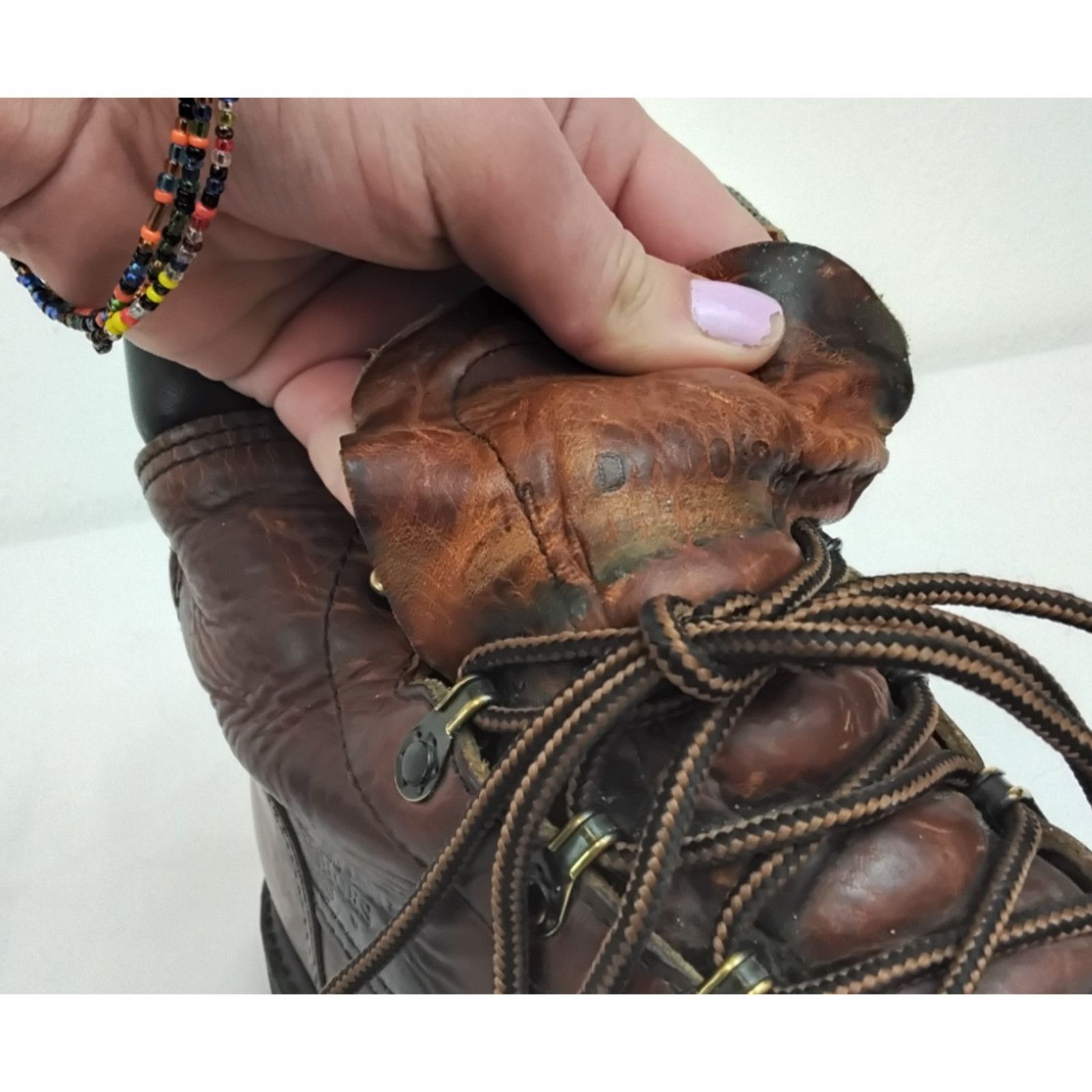 Red Wing Red Wing Brown Leather Boots Men's 11D Size US 10 / EU 43 - 14 Thumbnail