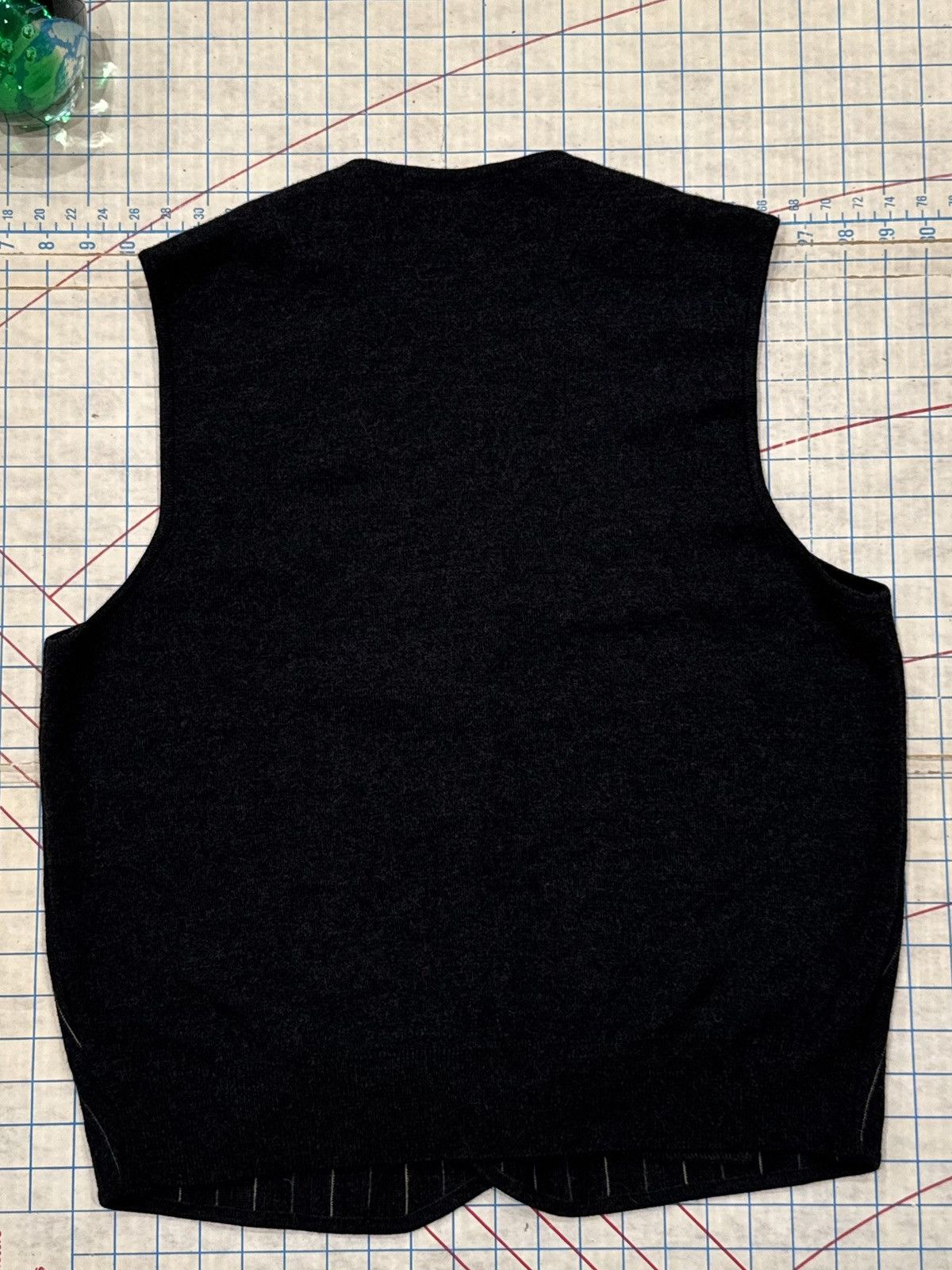 Yves Saint Laurent Vintage Yves Saint Laurent pour homme Pin Striped Knit Vest Size 42R - 10 Thumbnail