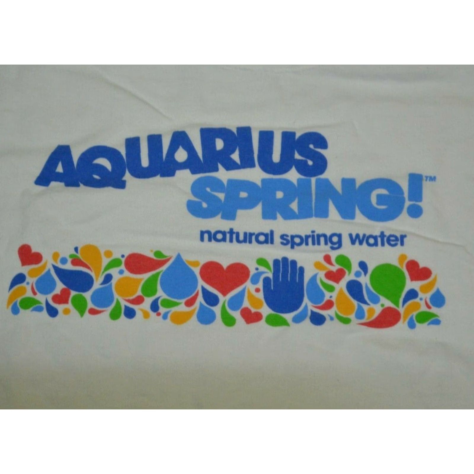 Gildan Gildan Aquarius Spring Natural Spring Water T Shirt White Large Mens 100% Cotton Graphic Tee Watershed Conserve Novel Theme Size US L / EU 52-54 / 3 - 2 Thumbnail