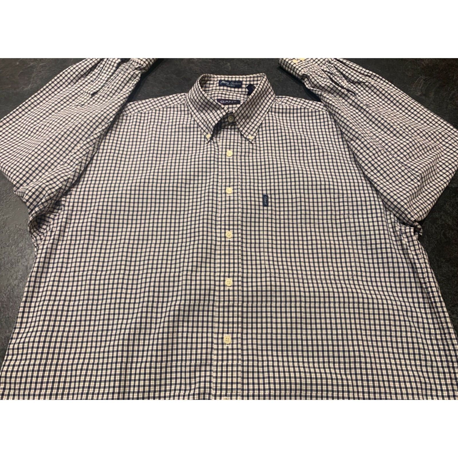 Gant VINTAGE GANT Men’s Shirt Long Sleeve Collared Button-Up Casual 90s Plaid Cotton Large Size US L / EU 52-54 / 3 - 2 Thumbnail