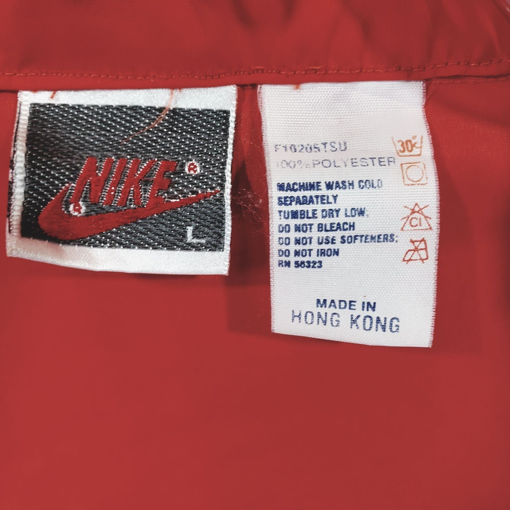 Nike Nike Men's Windbreaker Jacket Full Zip Vintage 80s L Size US L / EU 52-54 / 3 - 8 Thumbnail