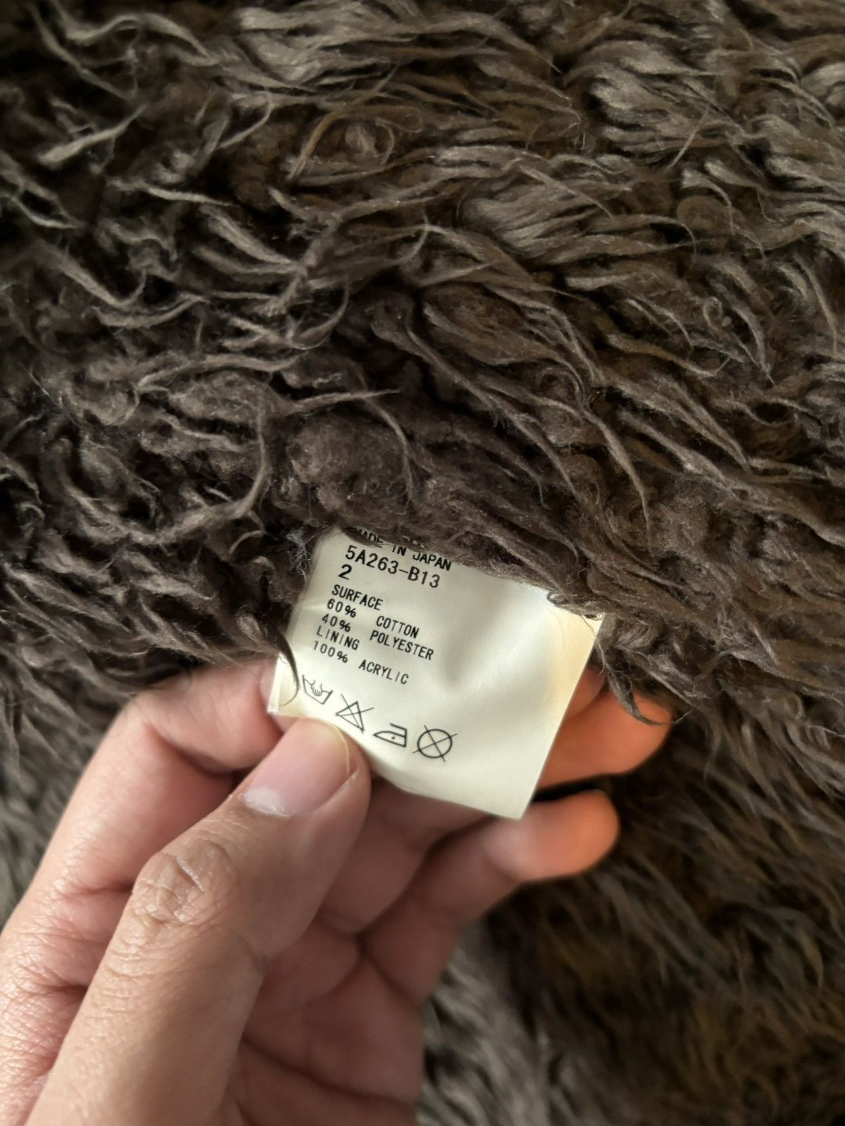Undercover Undercover AW05 Arts & Crafts fur corduroy jacket Size US M / EU 48-50 / 2 - 7 Thumbnail