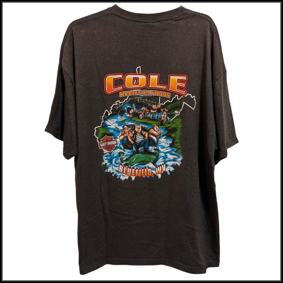 Harley Davidson HARLEY DAVIDSON Biker Hogs We Salute You T-Shirt WV Men's 2X Size US XL / EU 56 / 4 - 5 Thumbnail