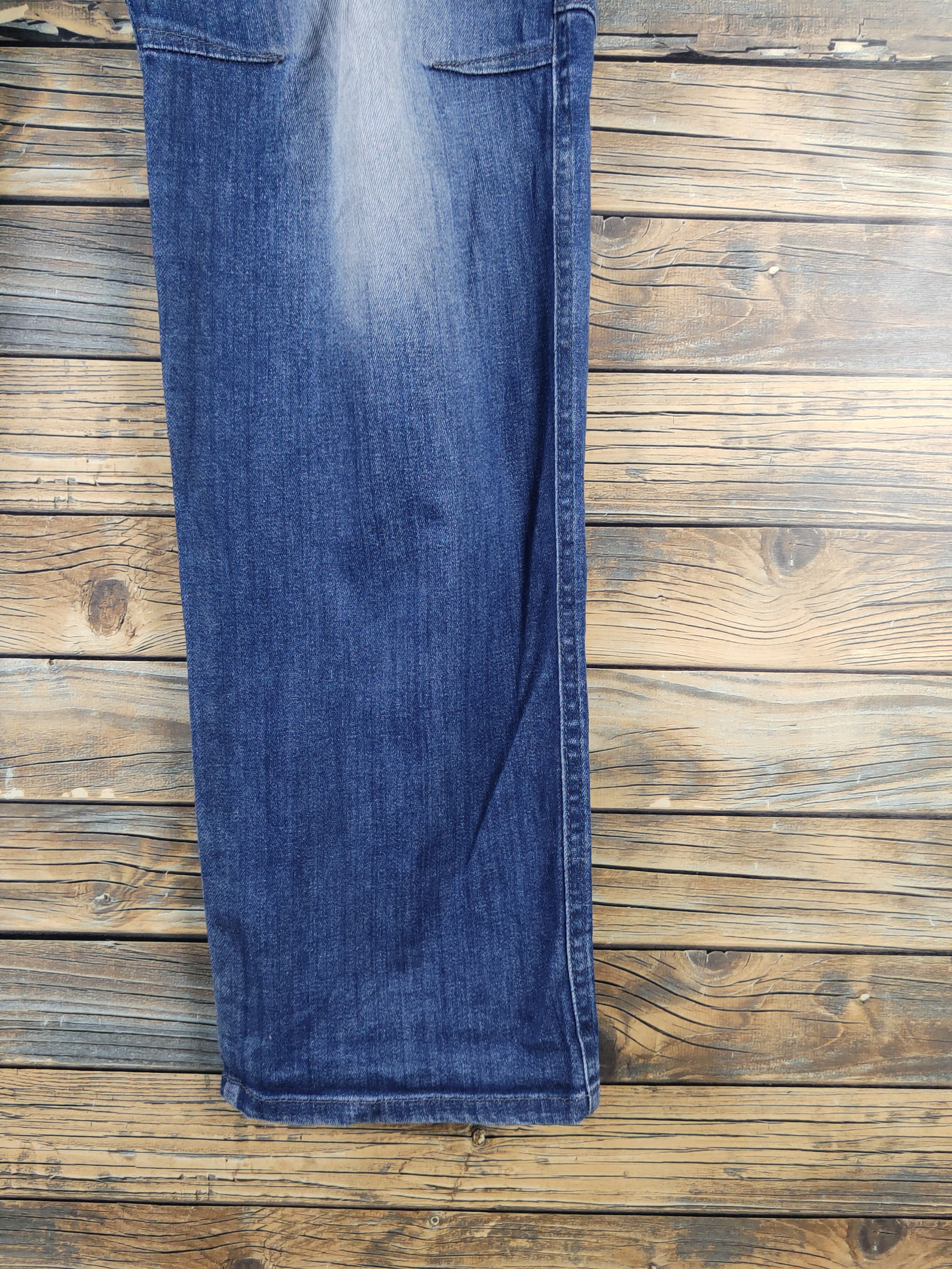 Japanese Brand Burtle Blue Distressed vintage soft denim Jeans #W2059 Size US 37 - 7 Thumbnail