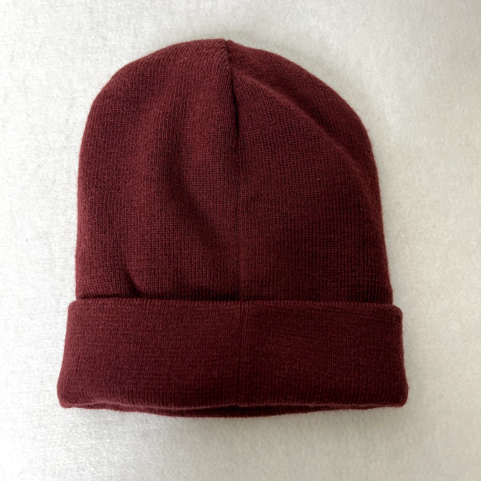 Hollister Hollister Maroon Logo Beanie Hat Size ONE SIZE - 3 Thumbnail