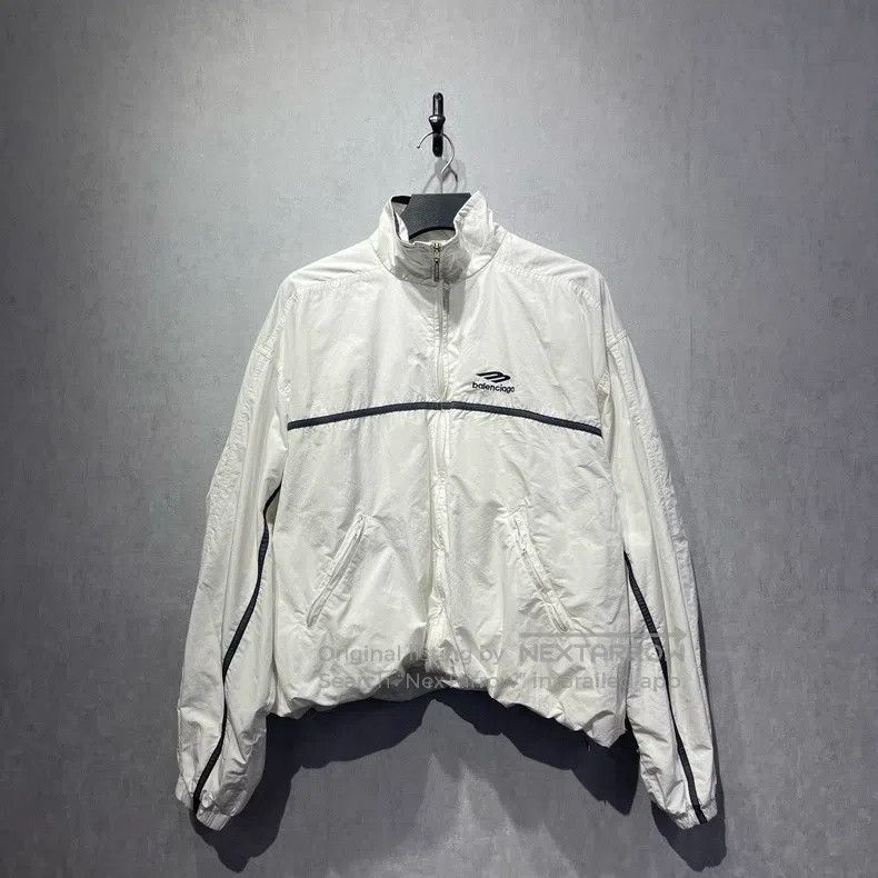 Balenciaga Balenciaga 3B Logo Embroidered Zip-Up Jacket Size US XS / EU 42 / 0 - 1 Thumbnail