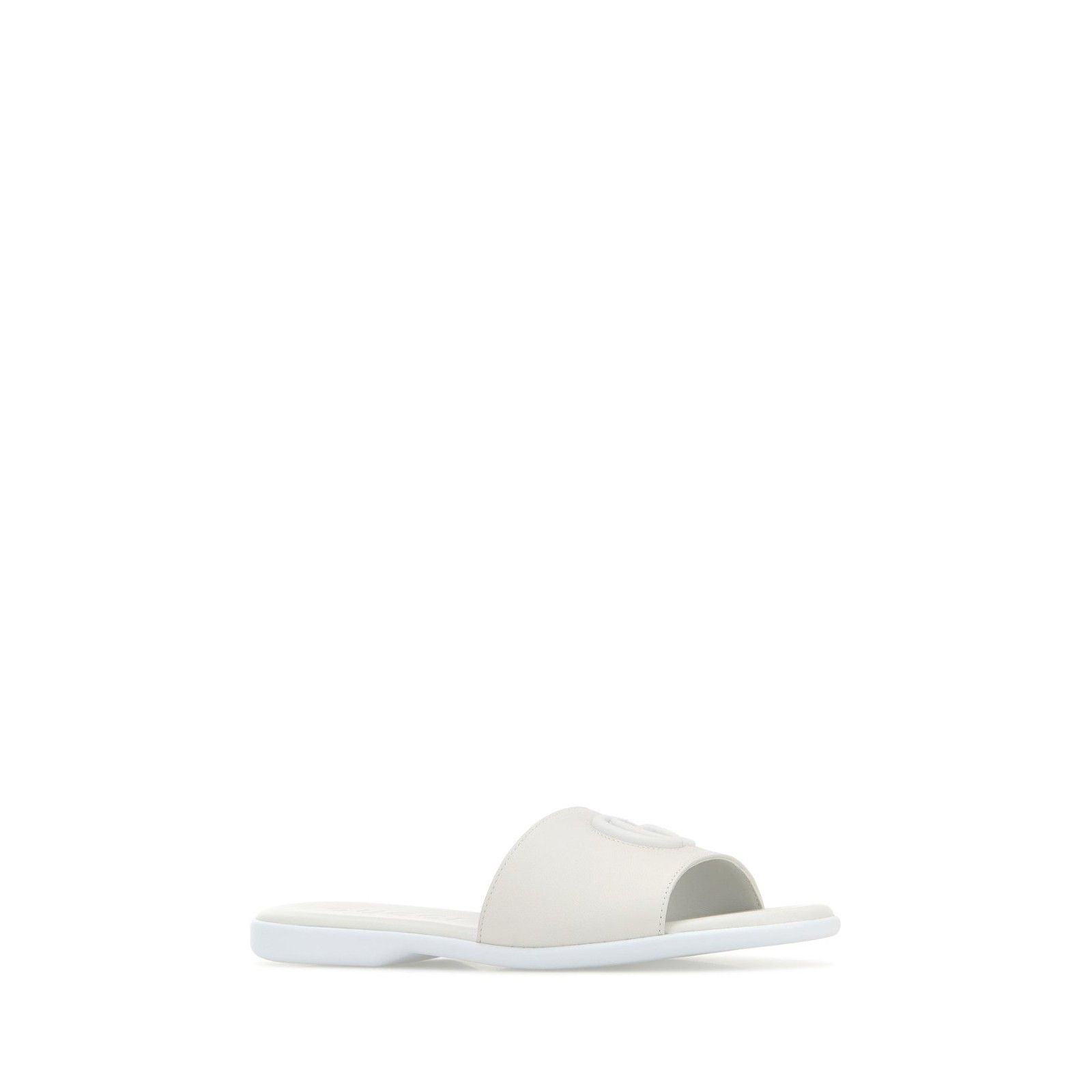 Gucci GUCCI Double G White Soft Nappa Leather Sandals New & Authen Size US 9 / IT 39 - 4 Thumbnail
