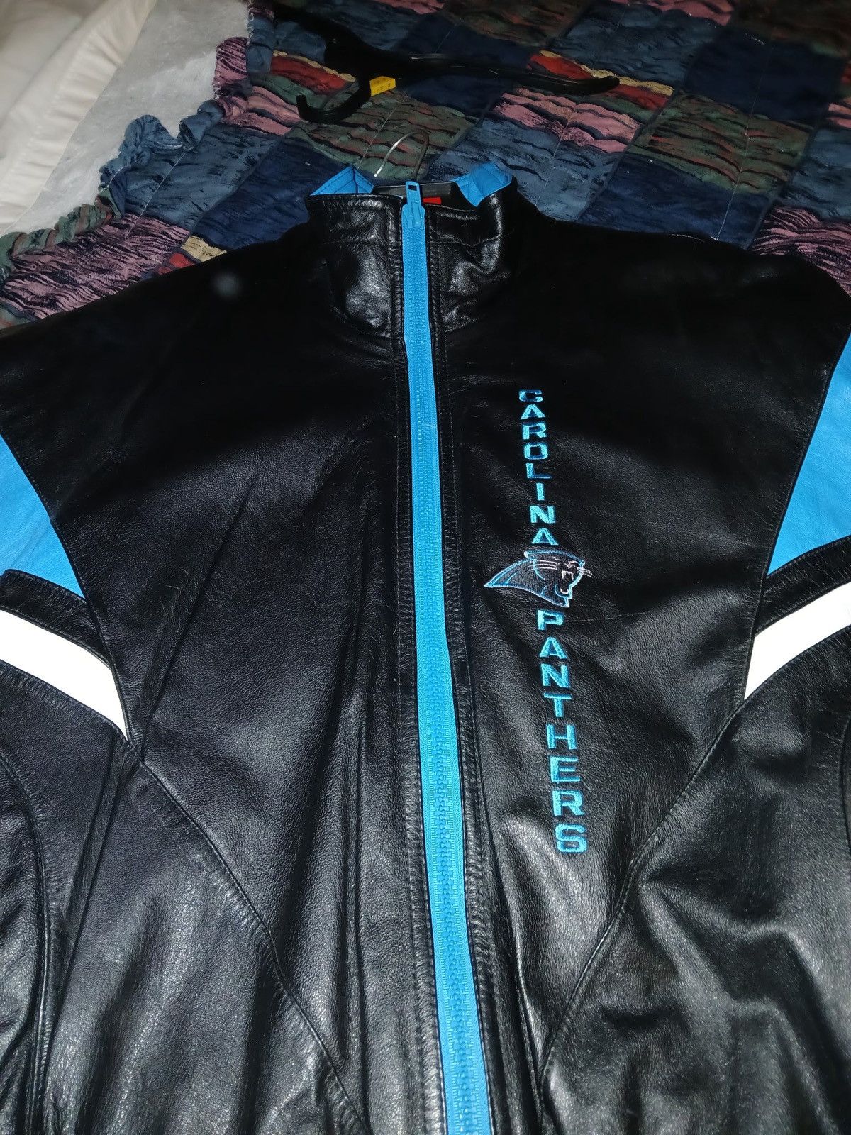 NFL Vintage NFL Carolina Panthers Varsity Jacket Size US L / EU 52-54 / 3 - 2 Thumbnail