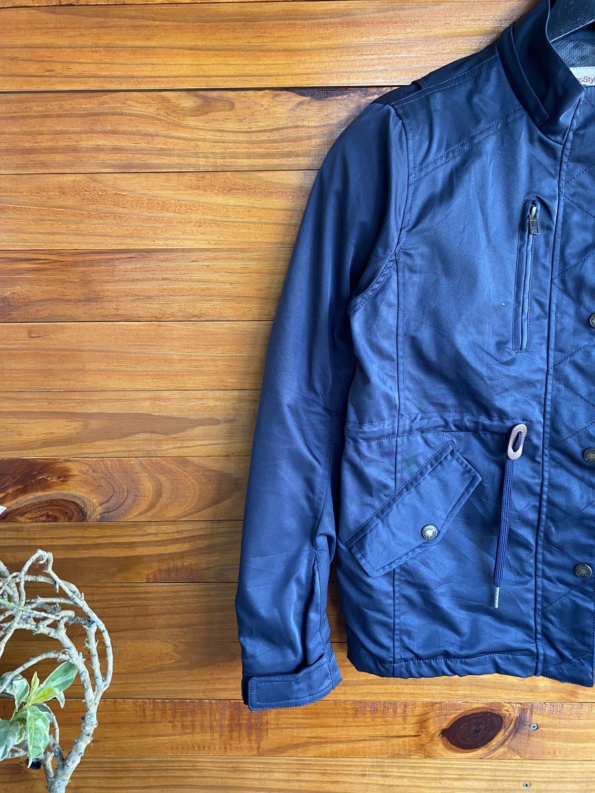 Designer RossoStyleLab Women’s Navy Blue Motorcycle-Style Jacket Size US S / EU 44-46 / 1 - 7 Thumbnail