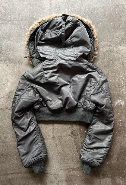 Junya Watanabe Pilot Jacket with Fur Collar & High-Waist Cropped Design Size US S / EU 44-46 / 1 - 2 Thumbnail