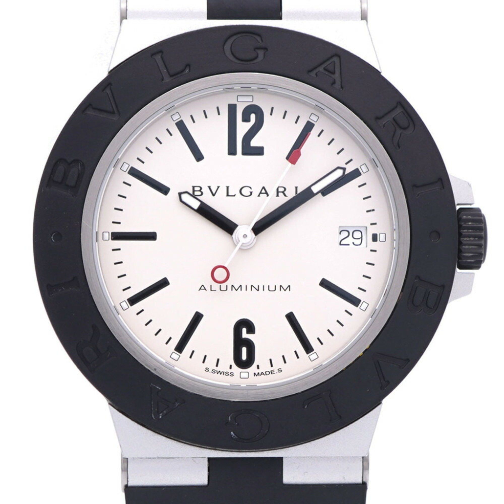 Bvlgari Bvlgari Automatic Aluminum BB40AT Watch Aluminum/Rubber Beige 0137BVLGARI Men's Size ONE SIZE - 1 Thumbnail