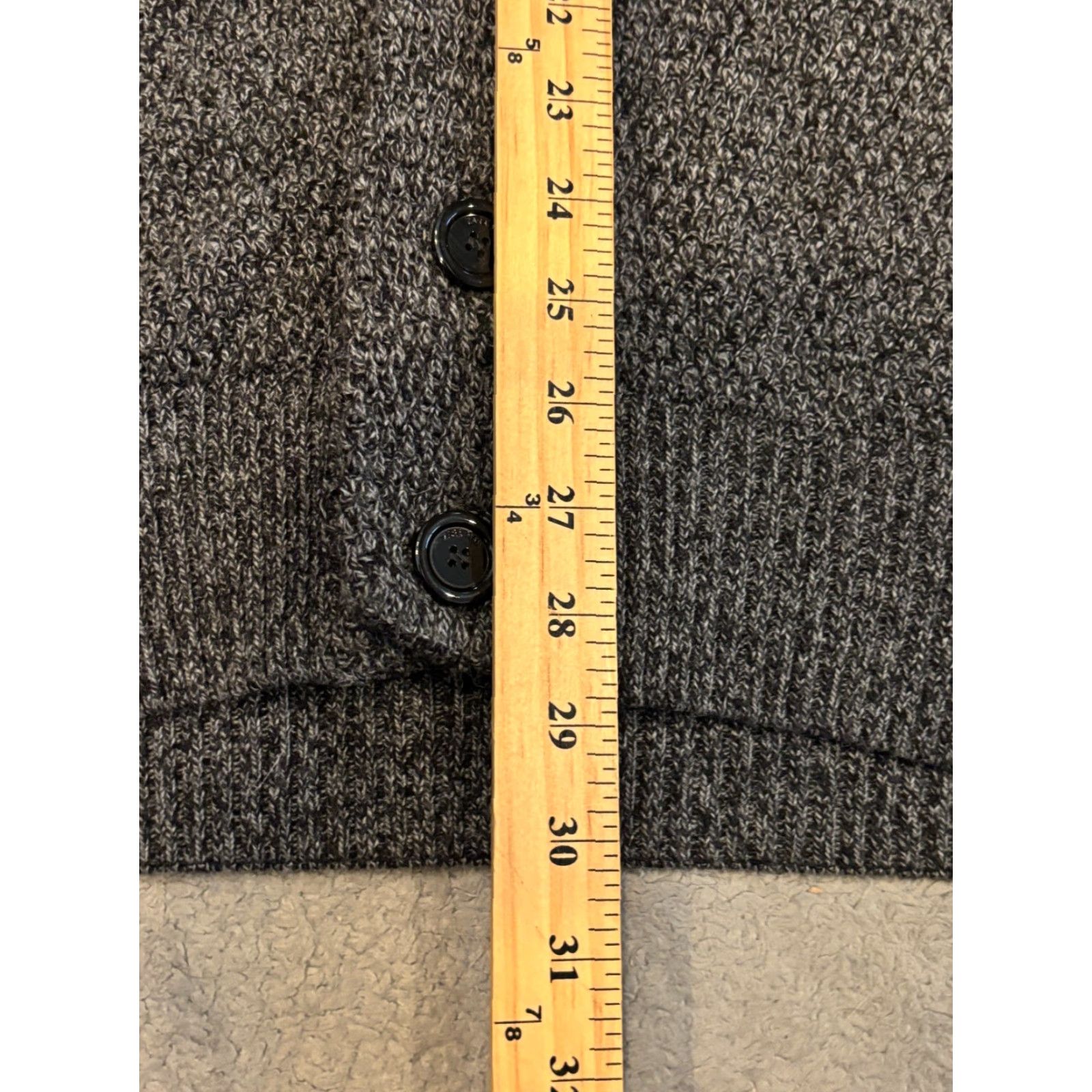 Zara Zara Man Sweater Cardigan Mens M Gray Shawl Collar Button Front Wool Blend Knit Wool Acrylic | Pockets | Regular Size Type | Brand: Zara Size US M / EU 48-50 / 2 - 4 Thumbnail