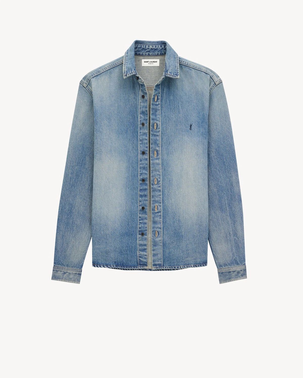 Saint Laurent Paris Saint Laurent Paris Blue Denim Size US L / EU 52-54 / 3 - 4 Thumbnail