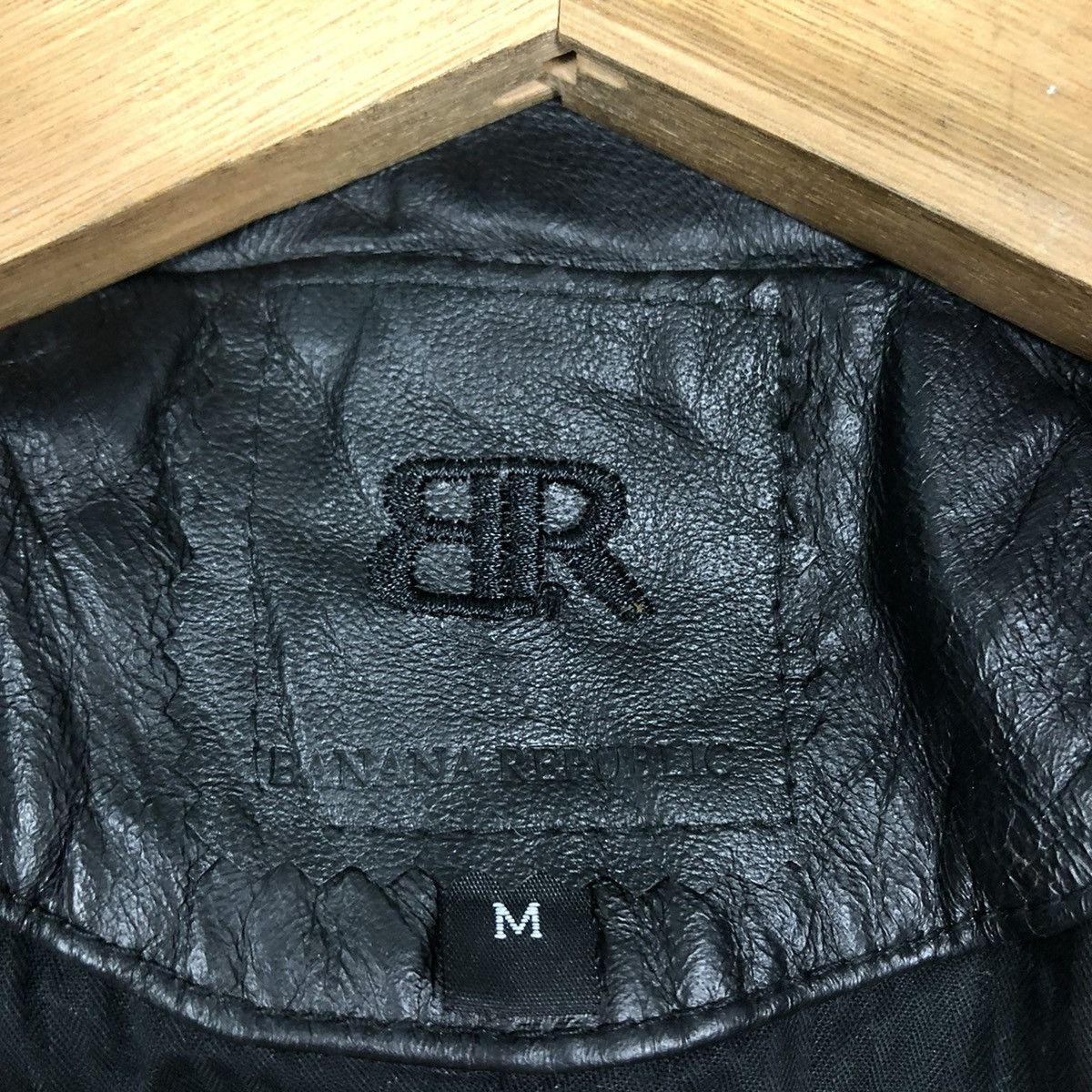 Japanese Brand 📌VINTAGE CROPPED LEATHER JACKET BANANA REPUBLIC JAPAN Size M / US 6-8 / IT 42-44 - 13 Thumbnail