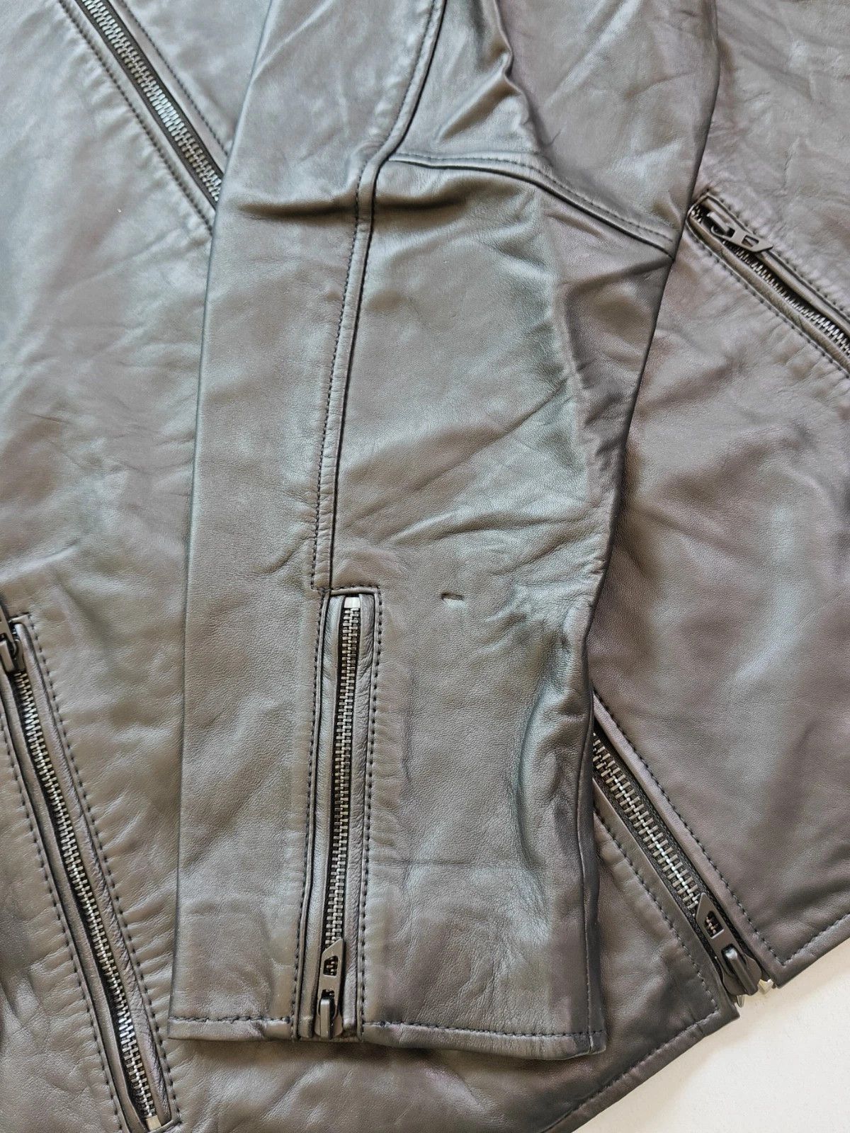 Diesel Diesel logo-embossed leather jacket FTP 5087 Size US L / EU 52-54 / 3 - 6 Thumbnail