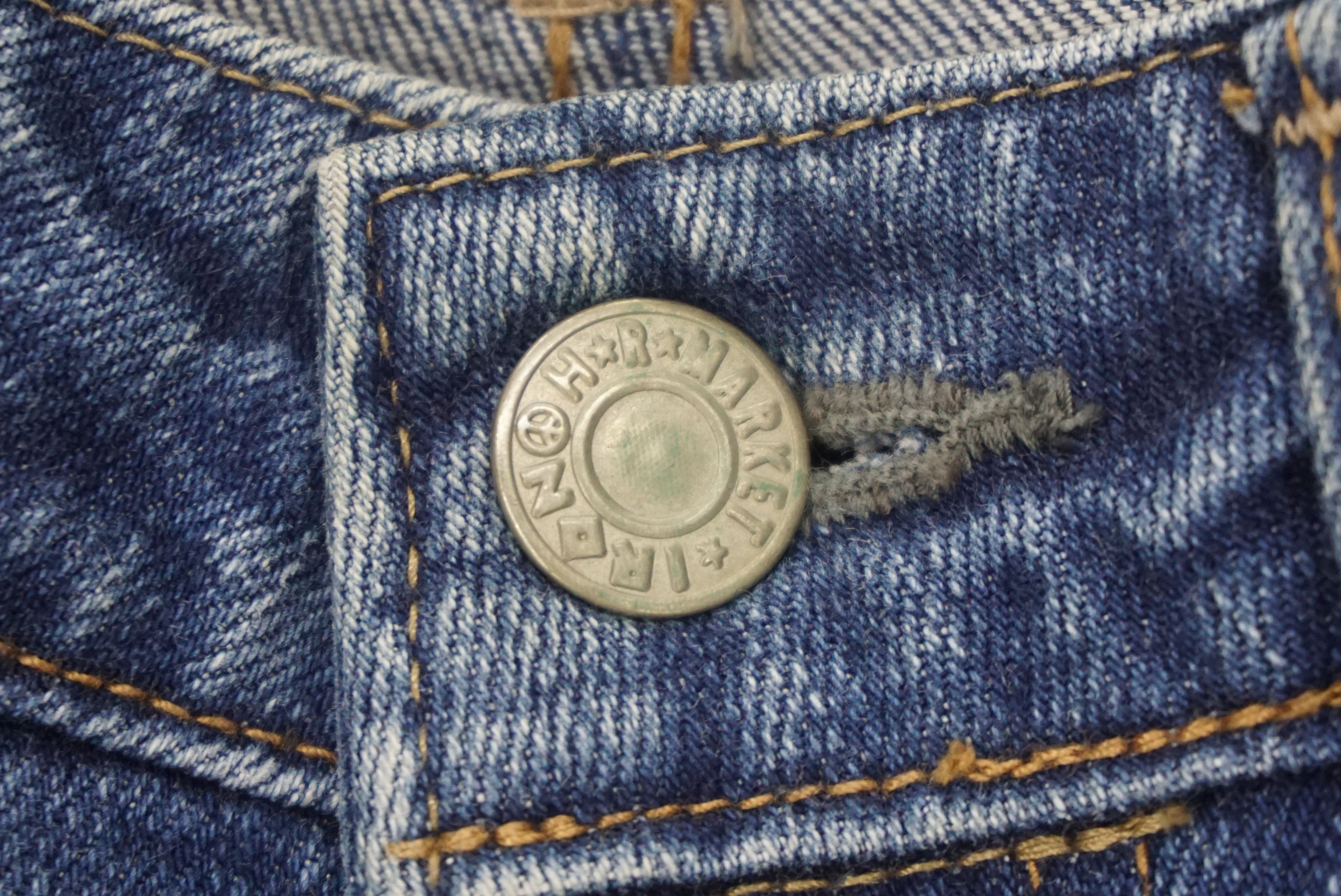 Japanese Brand Hollywood Ranch Market Jeans fit W28xL31 Low Rise Bootcut Size 26" / US 2 / IT 38 - 9 Thumbnail