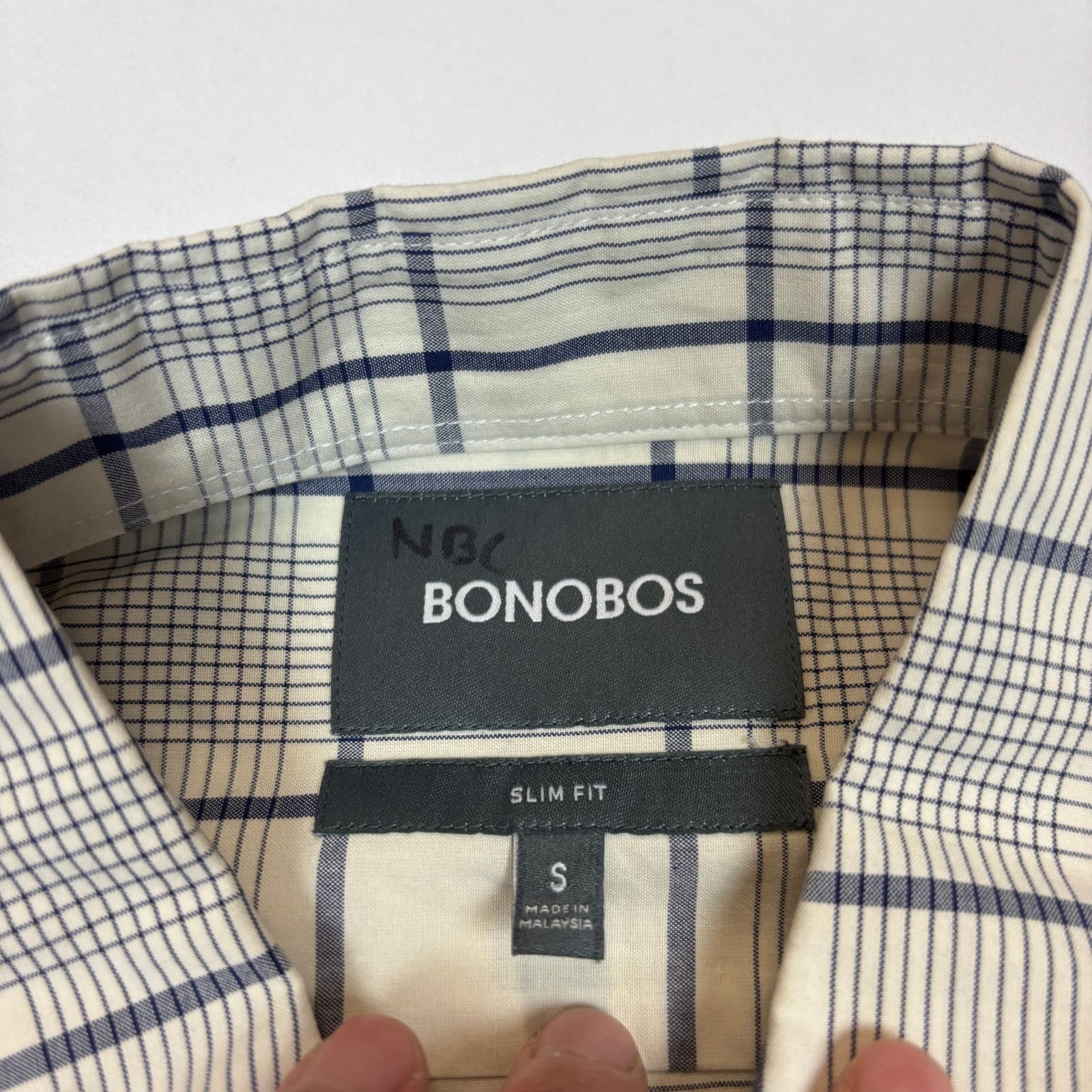 Bonobos Bonobos Brushed Button Down Shirt Slim Fit Men's Small Size US S / EU 44-46 / 1 - 4 Thumbnail