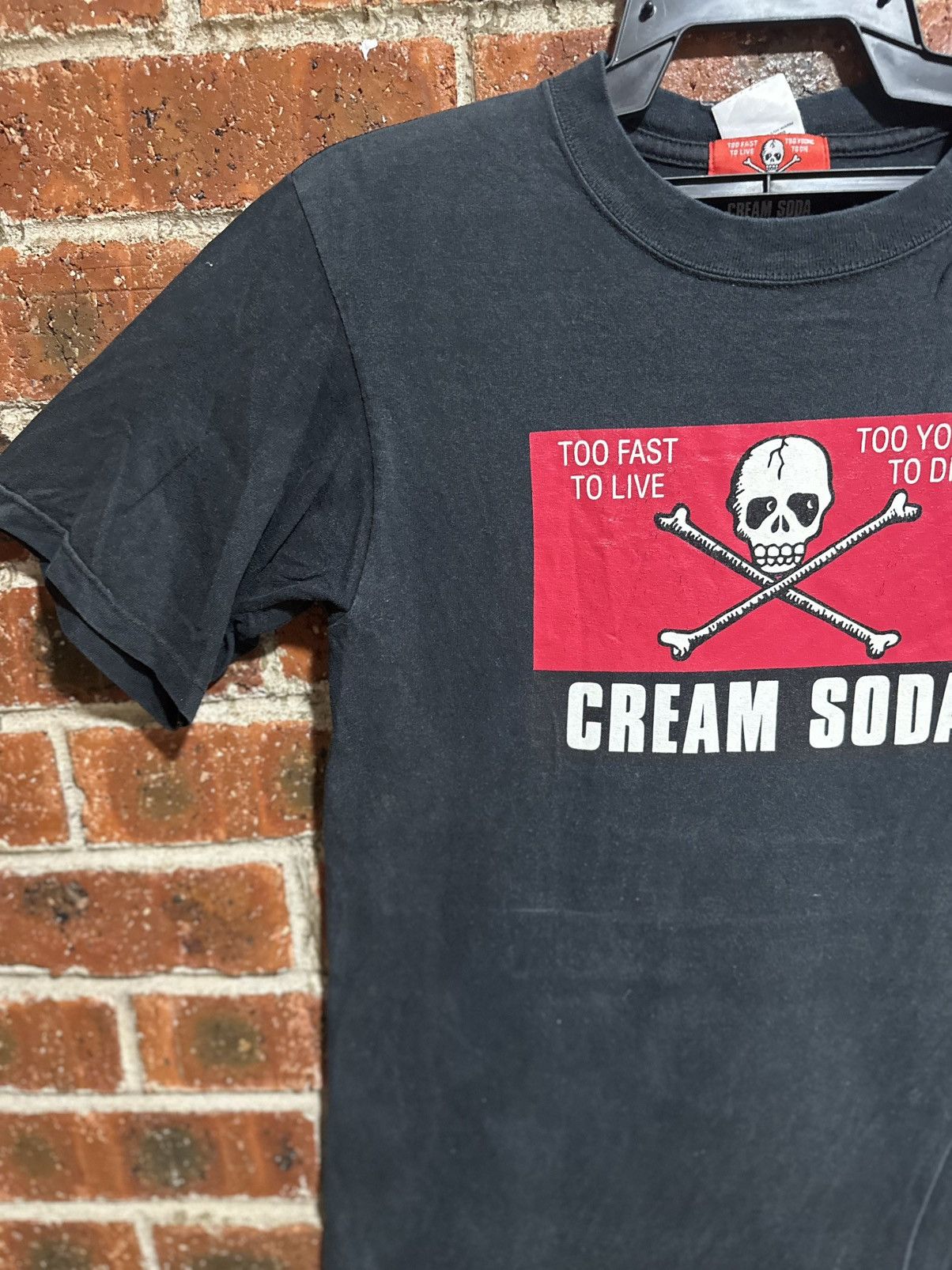 Anvil Thrashed Vintage Cream Soda Faded Tee Size US S / EU 44-46 / 1 - 3 Thumbnail