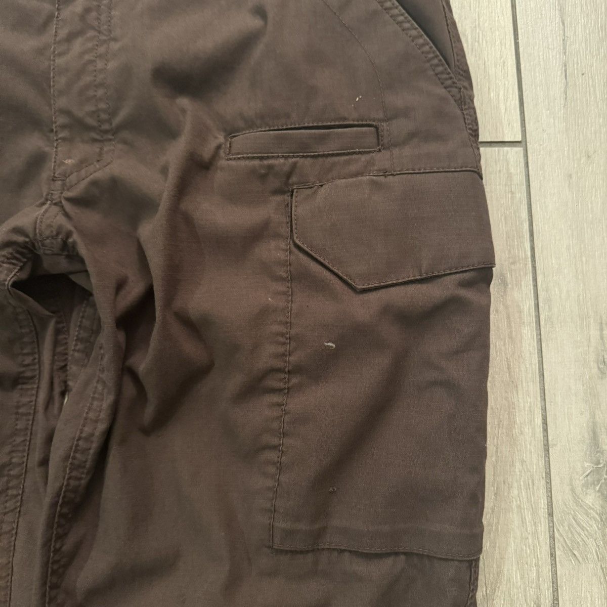Carhartt × First MFG Co. × JNCO Vintage Y2K Earth Tone Brown Baggy Double Knee Cargo Pants Size US 36 / EU 52 - 10 Thumbnail