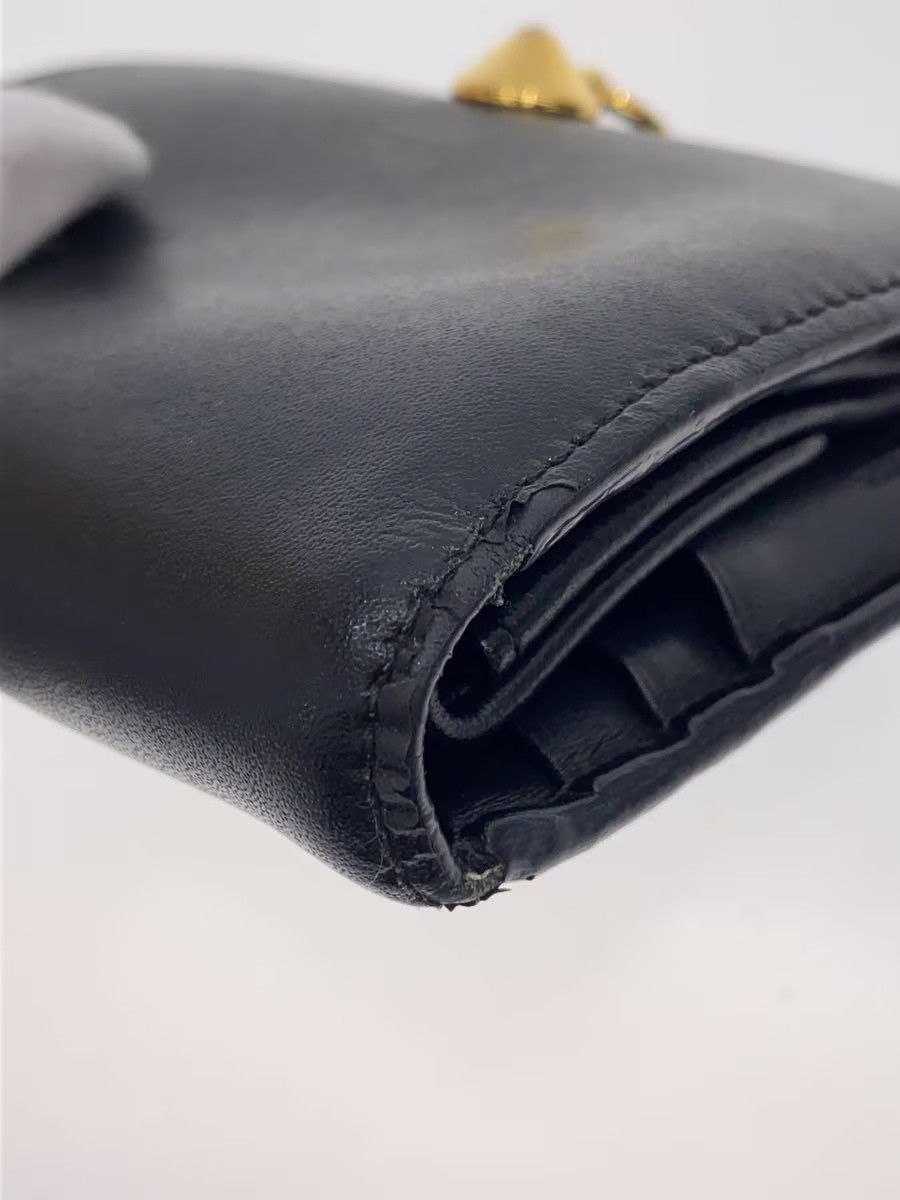 Fendi Fendi Leather Tri-Fold Wallet Black Size ONE SIZE - 7 Thumbnail