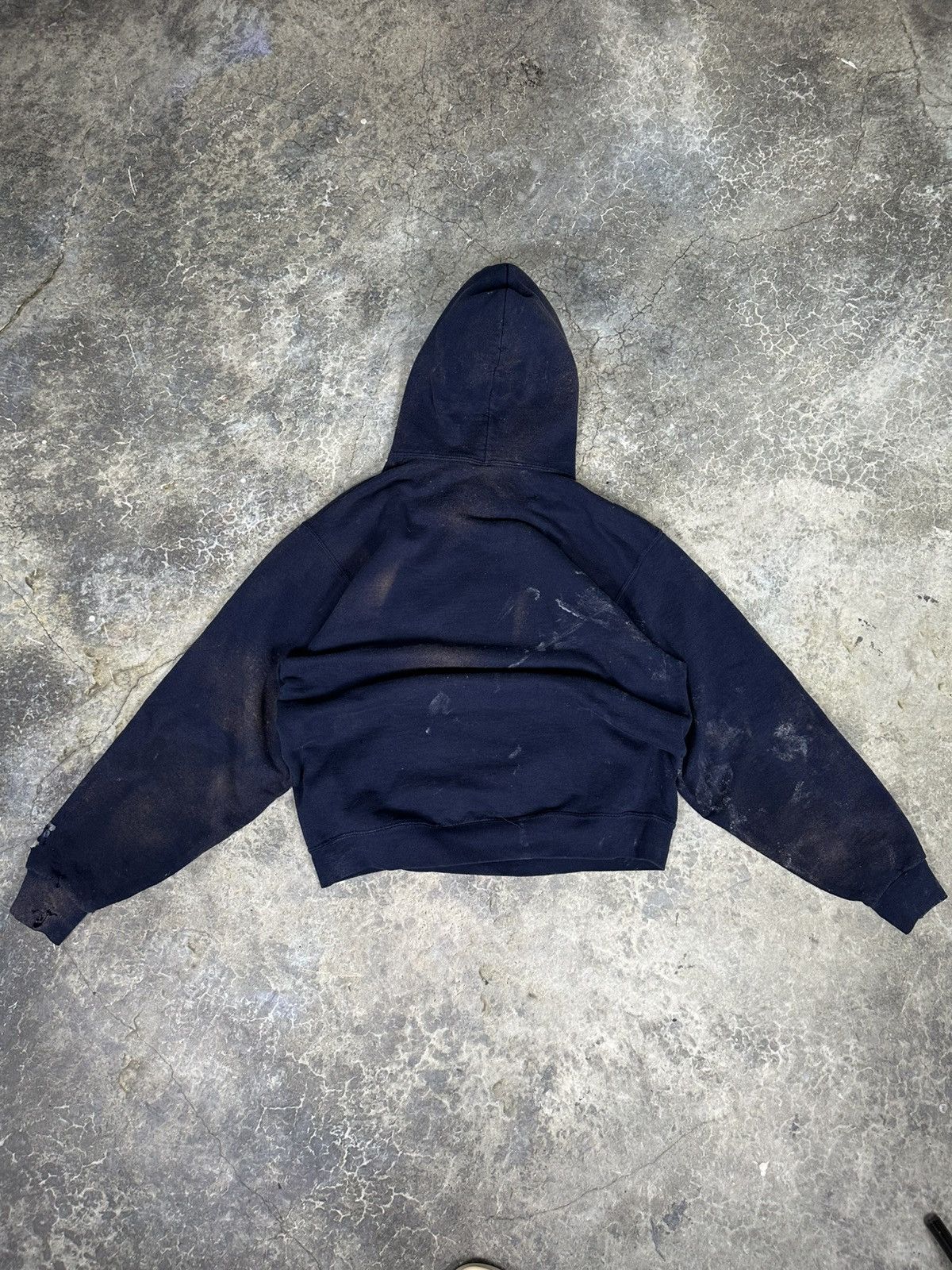 Russell Athletic × Vintage Vintage Thrashed and Faded Russell Athletics Hoodie Size US M / EU 48-50 / 2 - 8 Thumbnail
