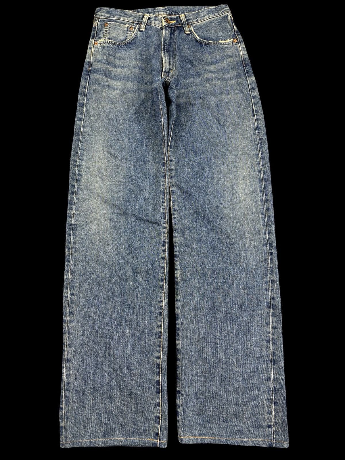 Edwin 💥Wide Rusty Selvedge💥Vtg Edwin 505X Medium Wash Jeans F986 Size US 30 / EU 46 - 1 Thumbnail