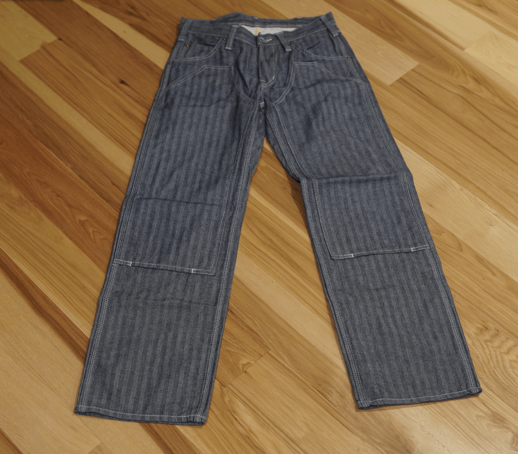 Iron Heart Herringbone Double Knee Pant Size US 29 - 1 Thumbnail
