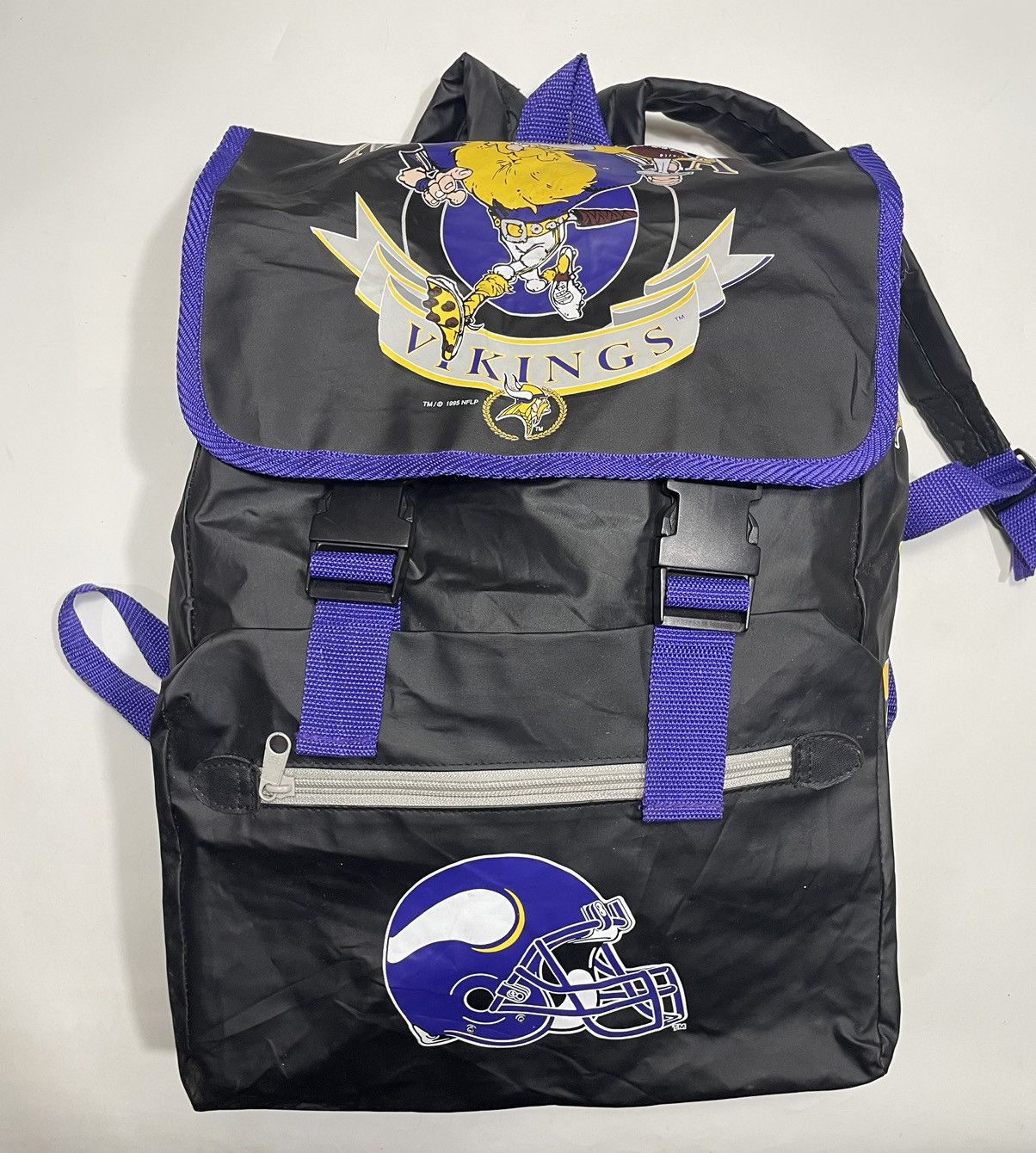 NFL × Vintage Vintage 1995 Vikings Minnesota Waterproof bag NFL Size ONE SIZE - 6 Thumbnail