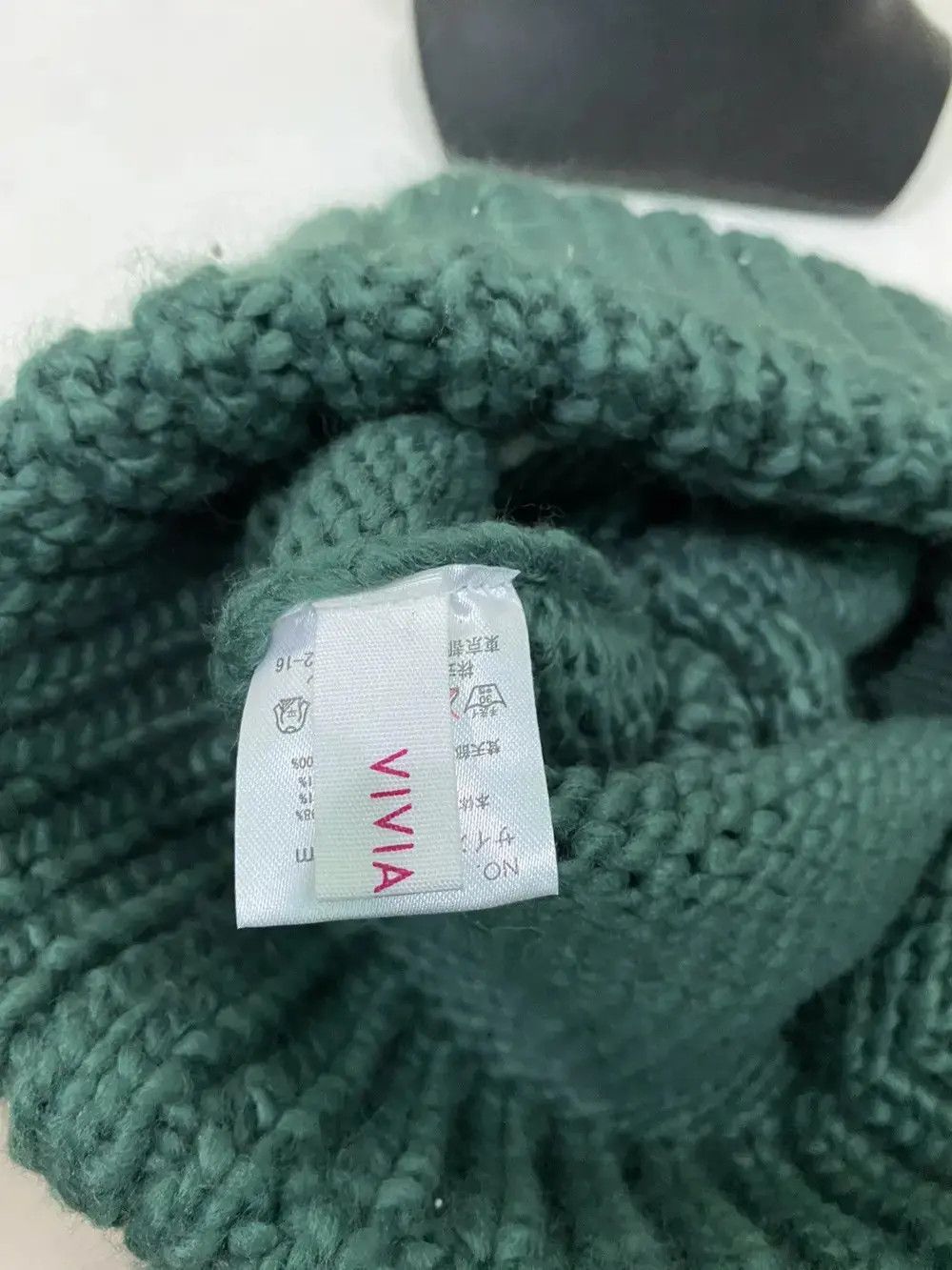 Japanese Brand Japanese Brand Vivian Blue Knit Bobble Beanie Hat Size ONE SIZE - 5 Thumbnail