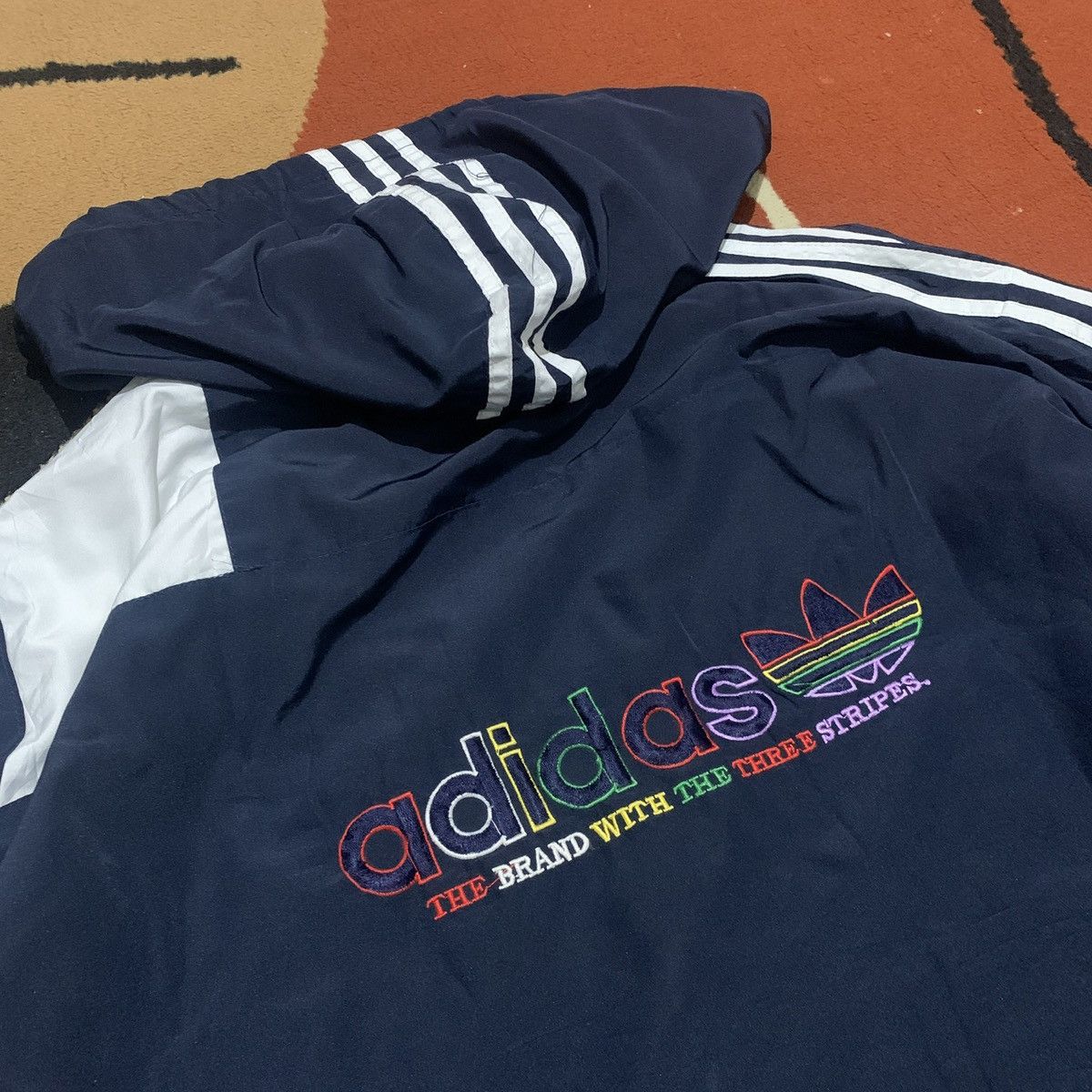 Adidas Vintage Adidas 90s Windbreaker Jacket Size US XL / EU 56 / 4 - 8 Thumbnail