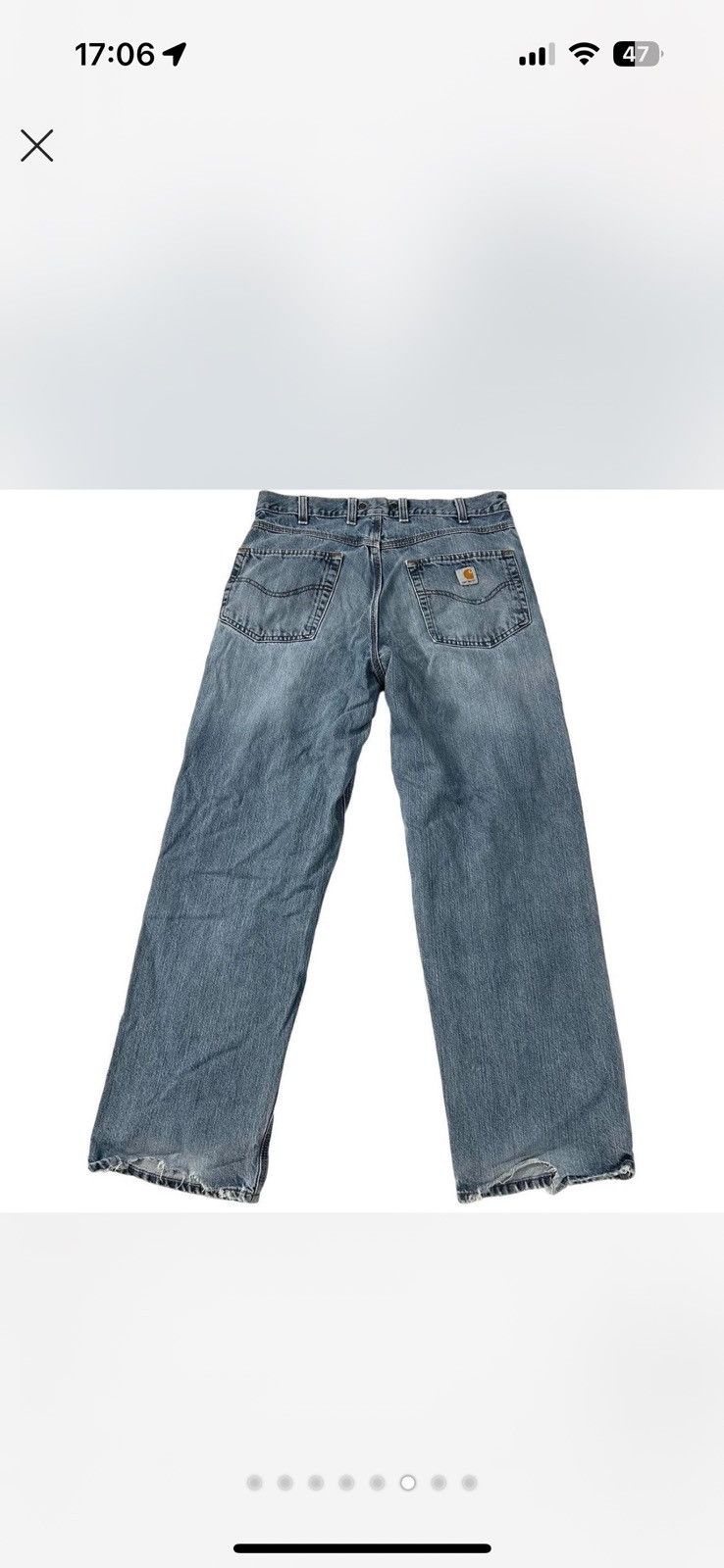 Carhartt Baggy Vintage Carhartt Denim Jeans Size US 34 / EU 50 - 4 Thumbnail