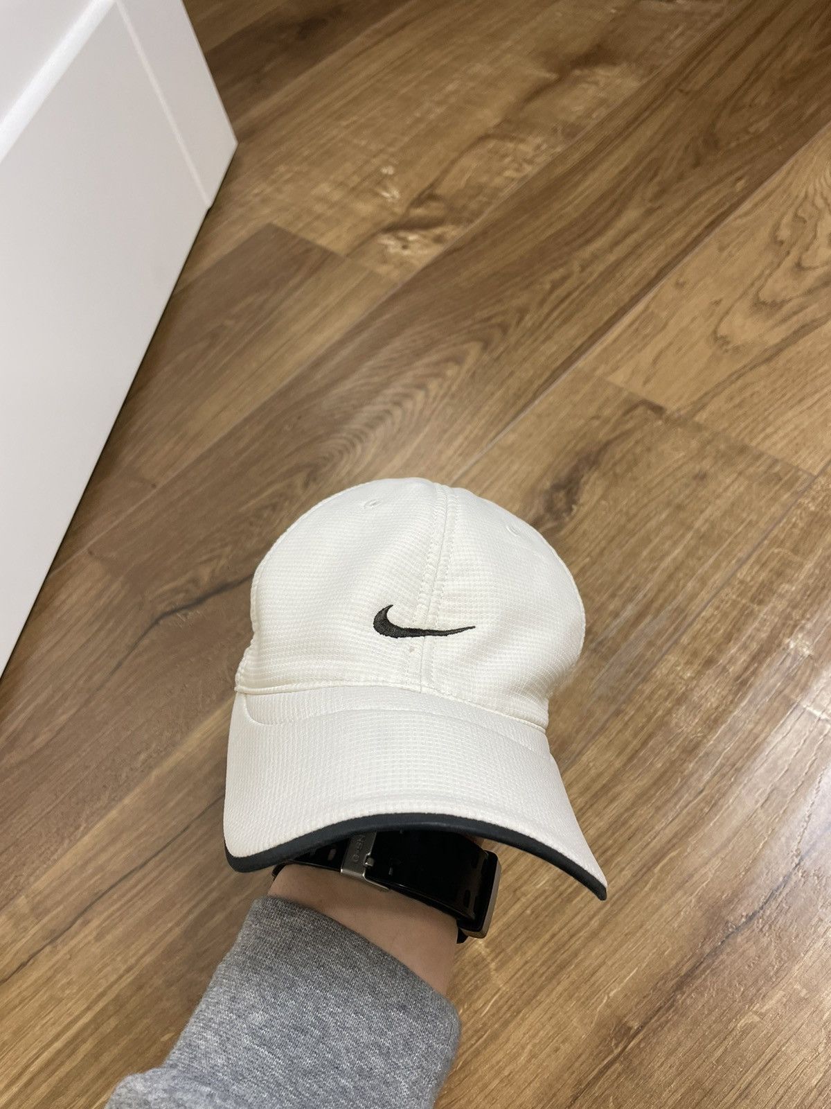 Nike × Vintage Vintage Nike 90’s Y2K Style Central Centre Swoosh Cap Hat Size ONE SIZE - 1 Thumbnail