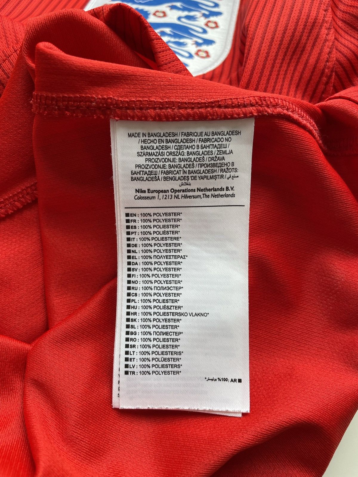 Nike × Vintage England Nike 2014 2016 vintage shirt soccer jersey Size US L / EU 52-54 / 3 - 5 Thumbnail
