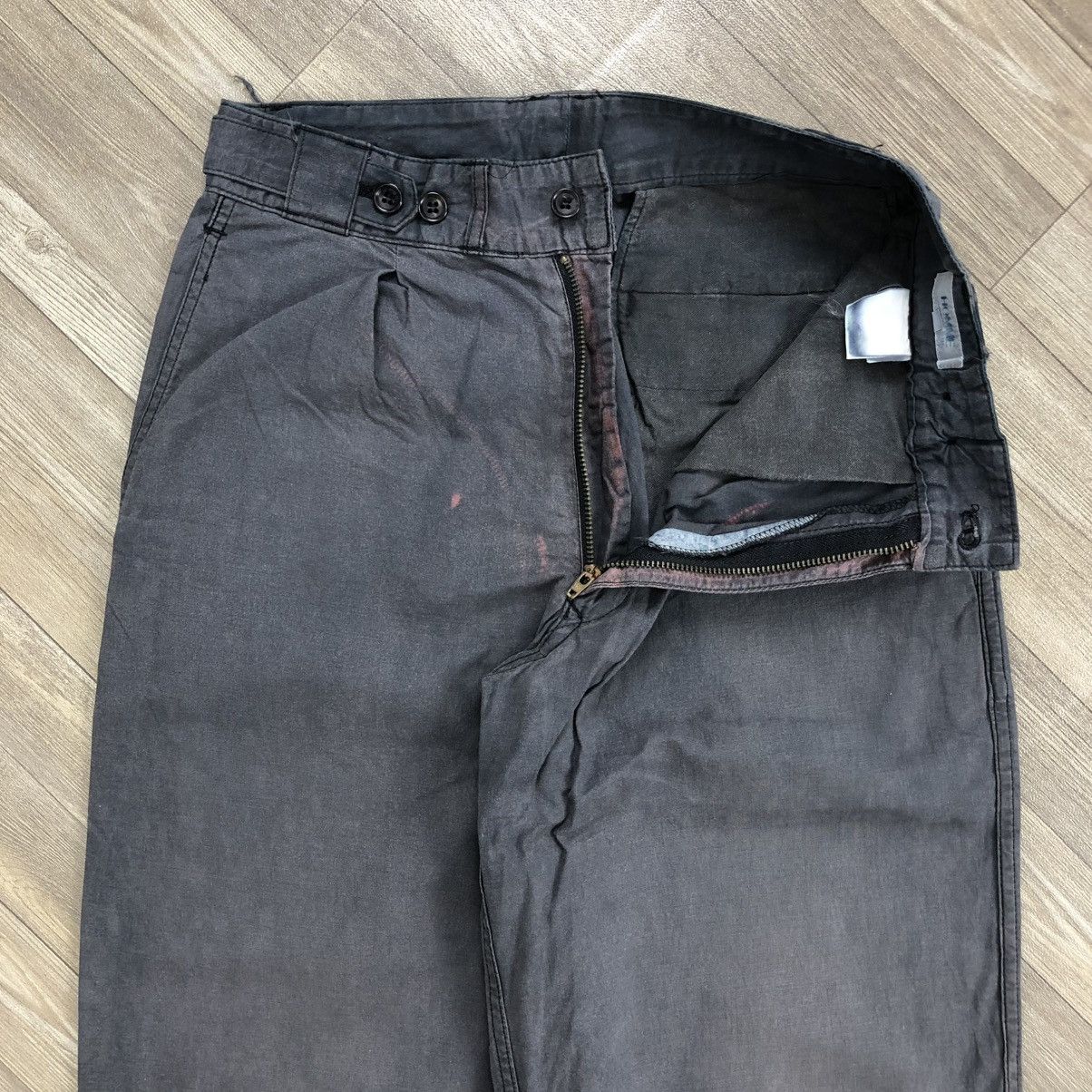 Comme des Garcons × Comme des Garcons Homme × Faded Glory 🇯🇵1980s Comme des Garcons Homme CDG Faded Trousers Work Pants Size US 26 / EU 42 - 5 Thumbnail