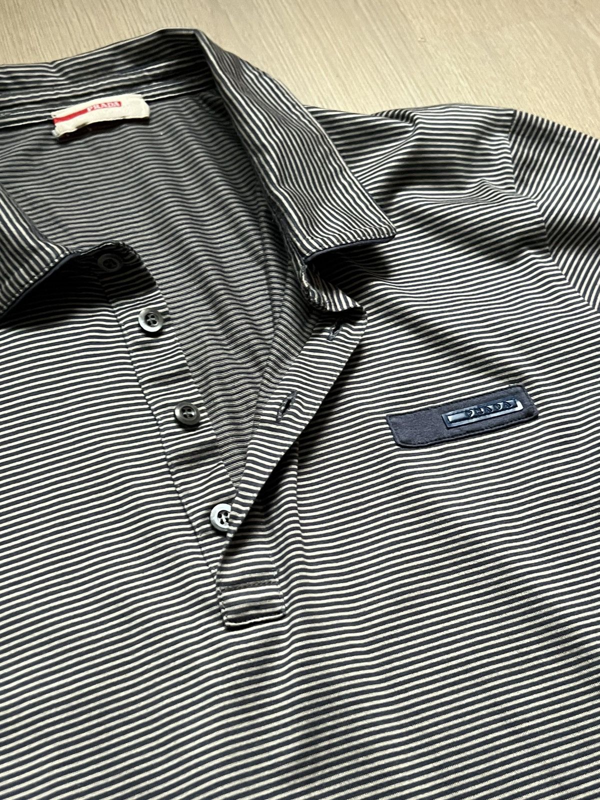 Blue tab polo