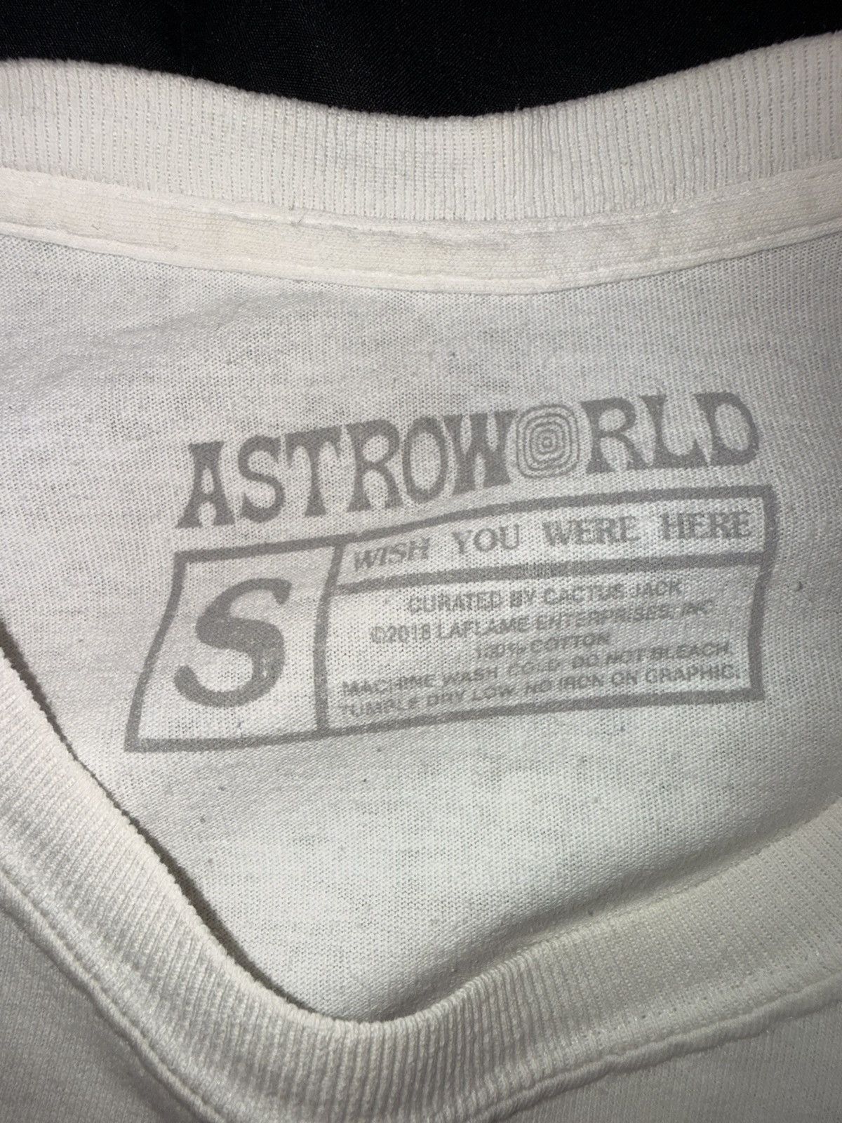 Travis Scott Travis Scott Astroworld Tour 2018 T-Shirt Size S Size US S / EU 44-46 / 1 - 3 Thumbnail