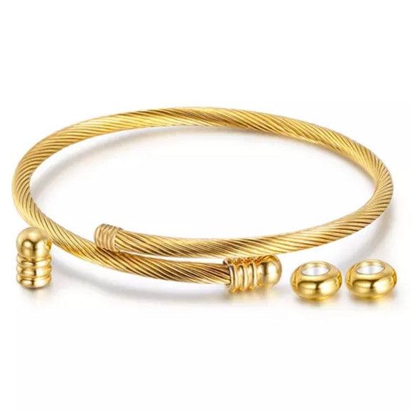Other Unisex Stainless Steel Elastic Bracelet Size ONE SIZE - 1 Thumbnail