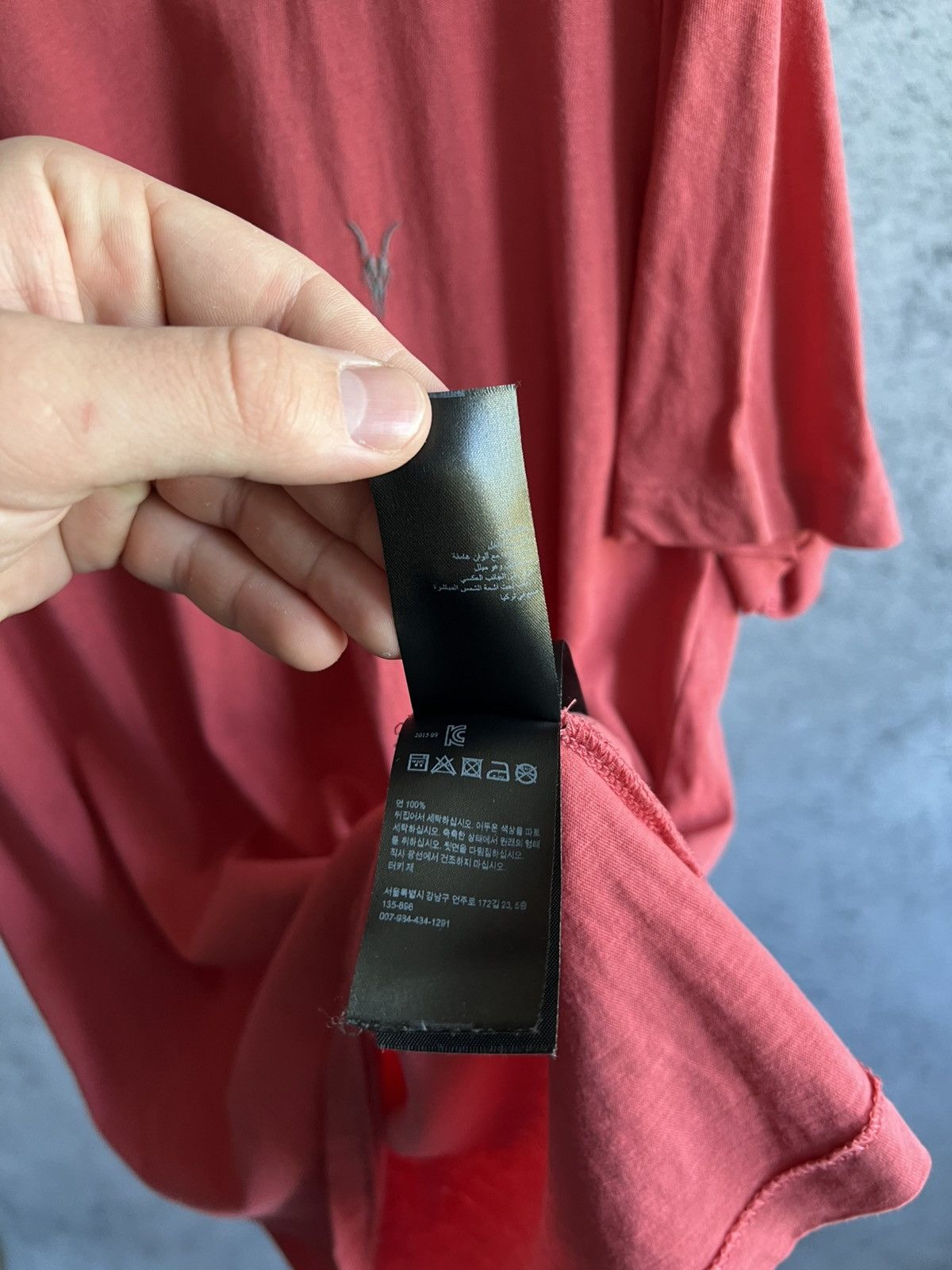 Allsaints Allsaints Casual Basic T-Shirt Mini Logo 00s Size M Mens Size US M / EU 48-50 / 2 - 9 Thumbnail