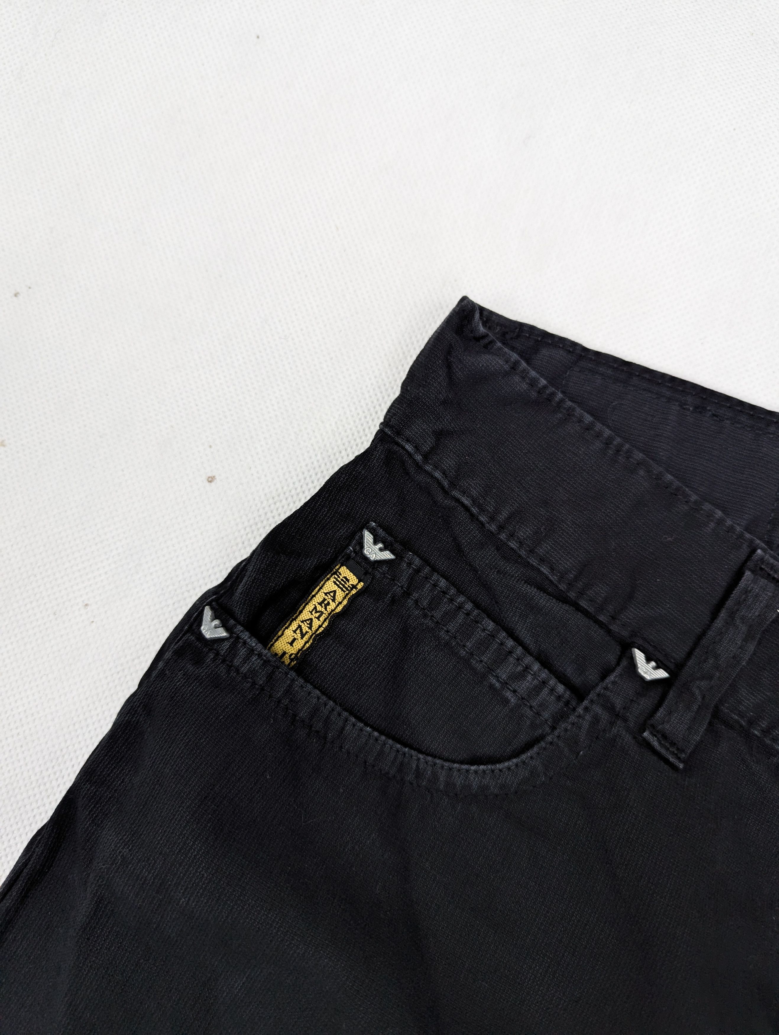 Armani Armani Jeans black pants trousers S Size 28" / US 6 / IT 42 - 5 Thumbnail