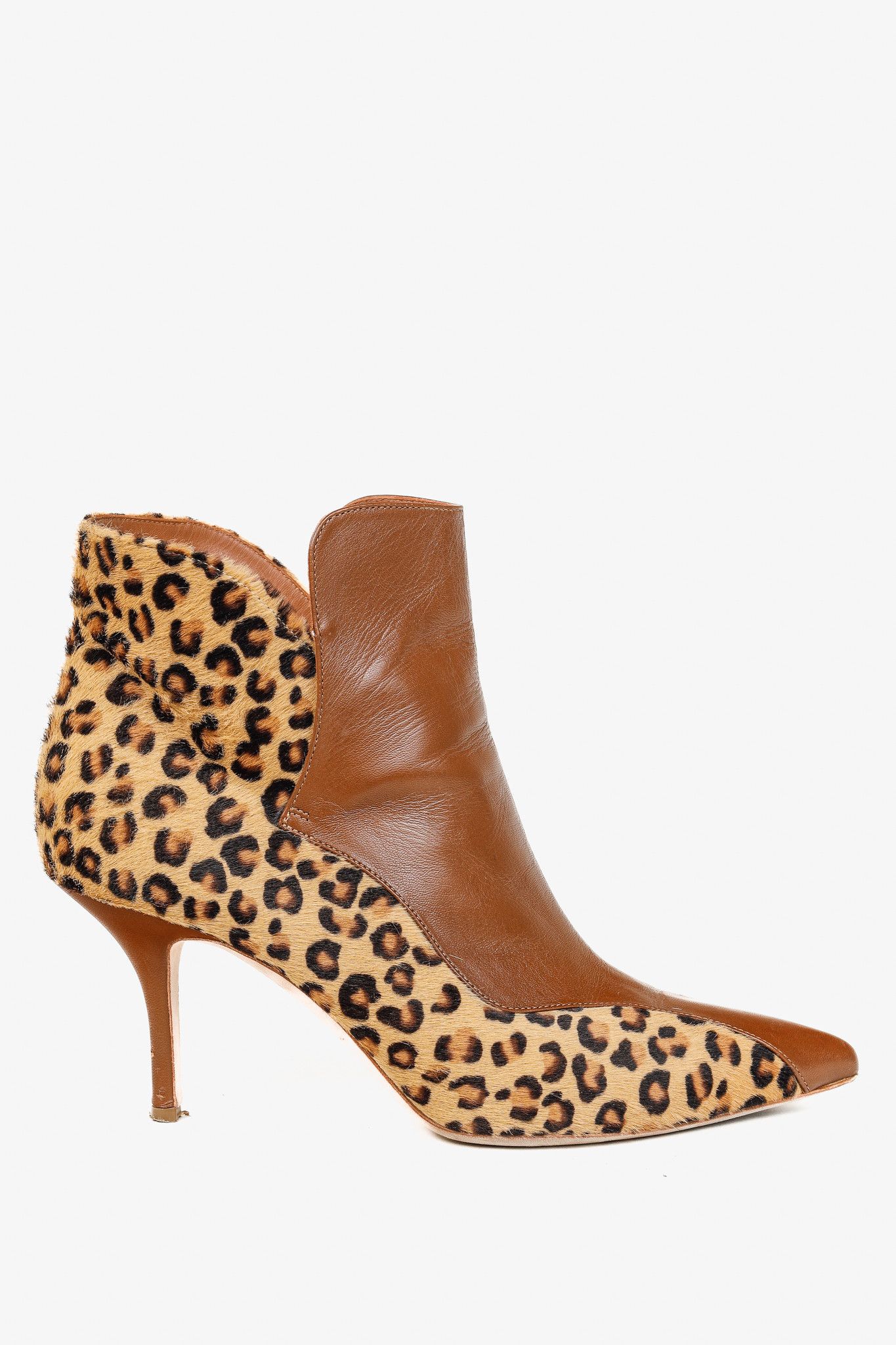 Malone Souliers Malone Souliers Jordan Handmade Cheetah Calfskin Booties Size US 9.5 / IT 39.5 - 1 Thumbnail