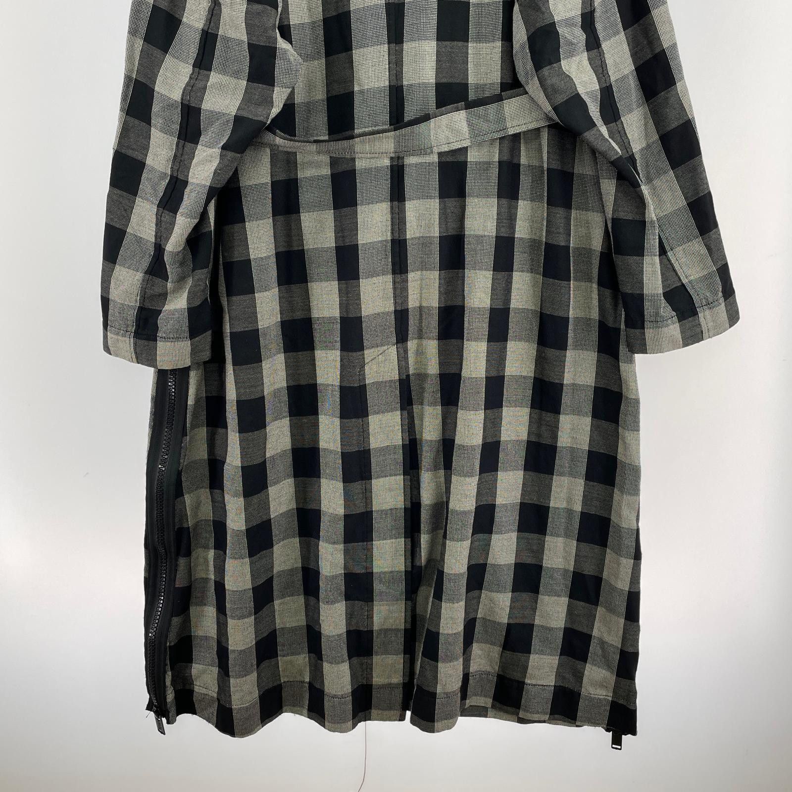 Undercover UNDERCOVER 18ss Check Silk Blend Coat Black / Gray 2 Size US M / EU 48-50 / 2 - 4 Thumbnail