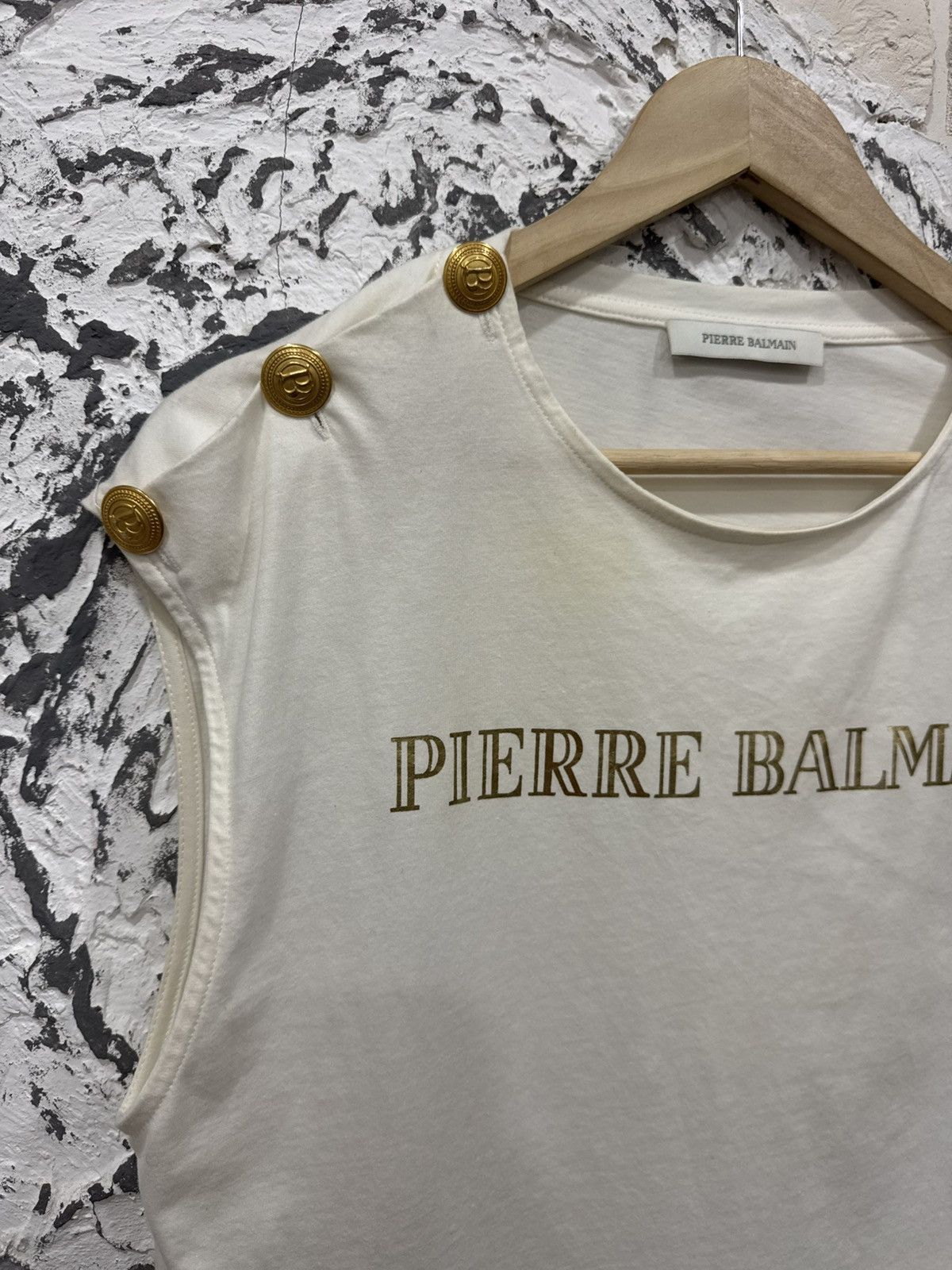 Pierre Balmain Pierre Balmain T-Shirt White Size 36 Size XS / US 0-2 / IT 36-38 - 3 Thumbnail