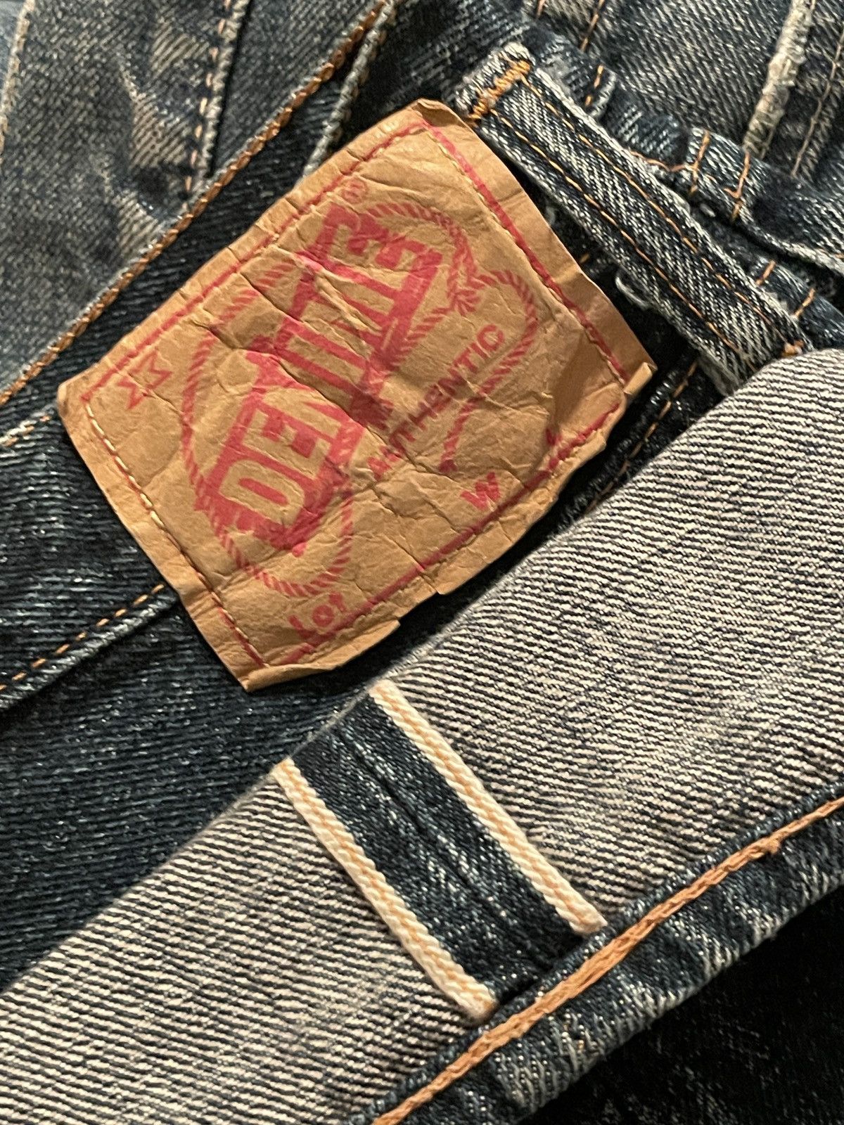 Denime 00s Archive Japanese selvedge ”Denime” jeans Size US 32 / EU 48 - 6 Thumbnail